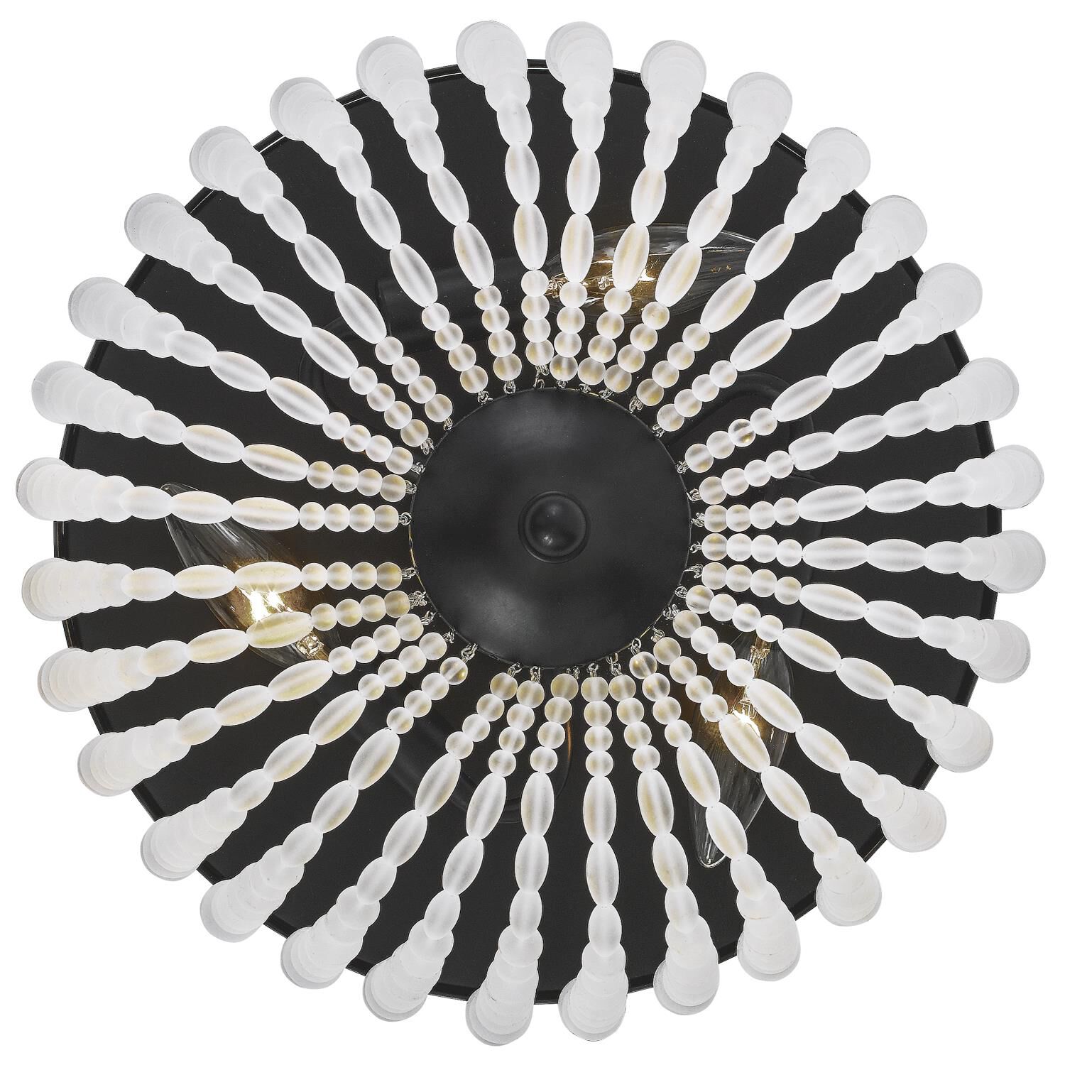 Rylee 12 Inch 3 Light Flush Mount by Crystorama