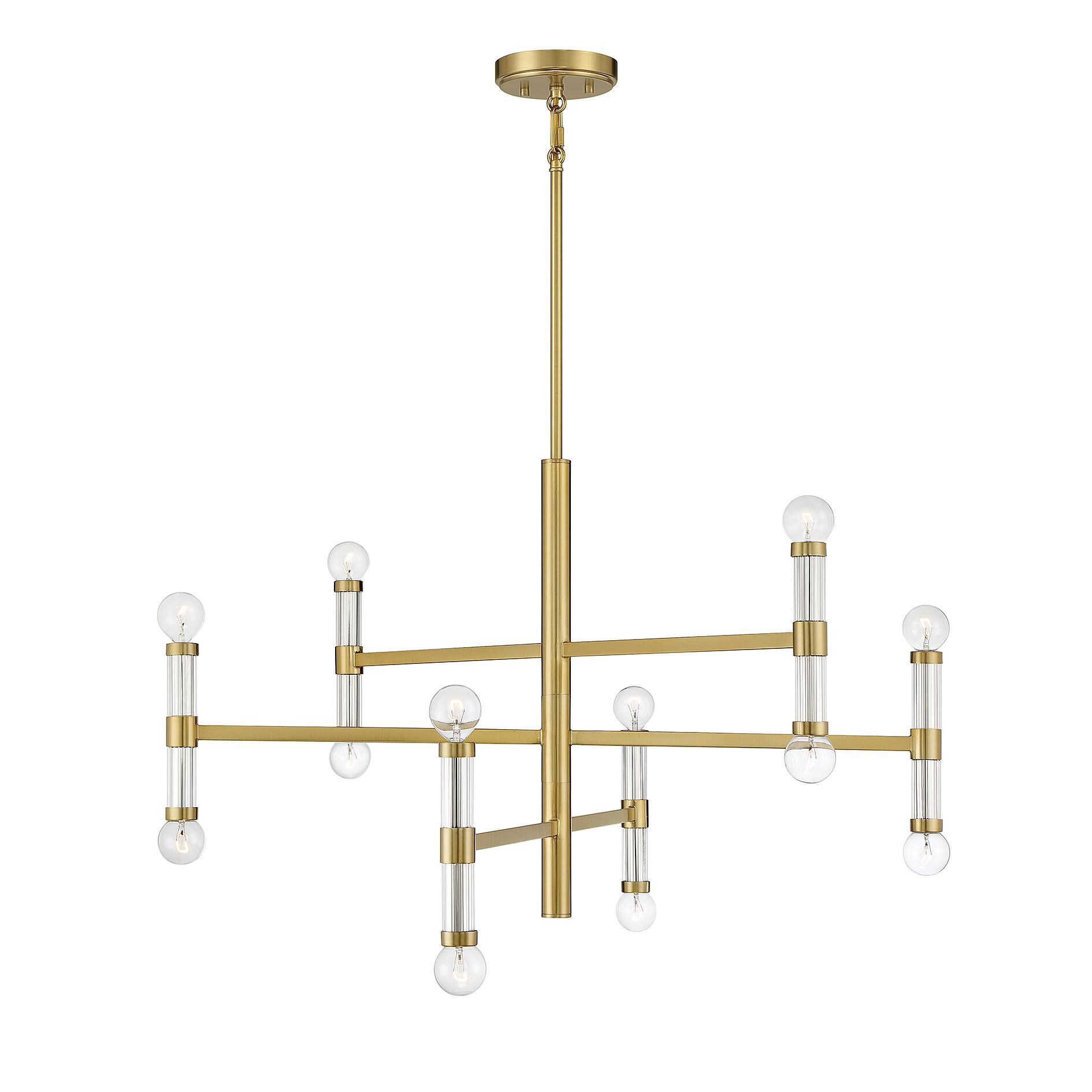 Lighting One Kingsburg 32 Inch 12 Light Chandelier by Savoy House