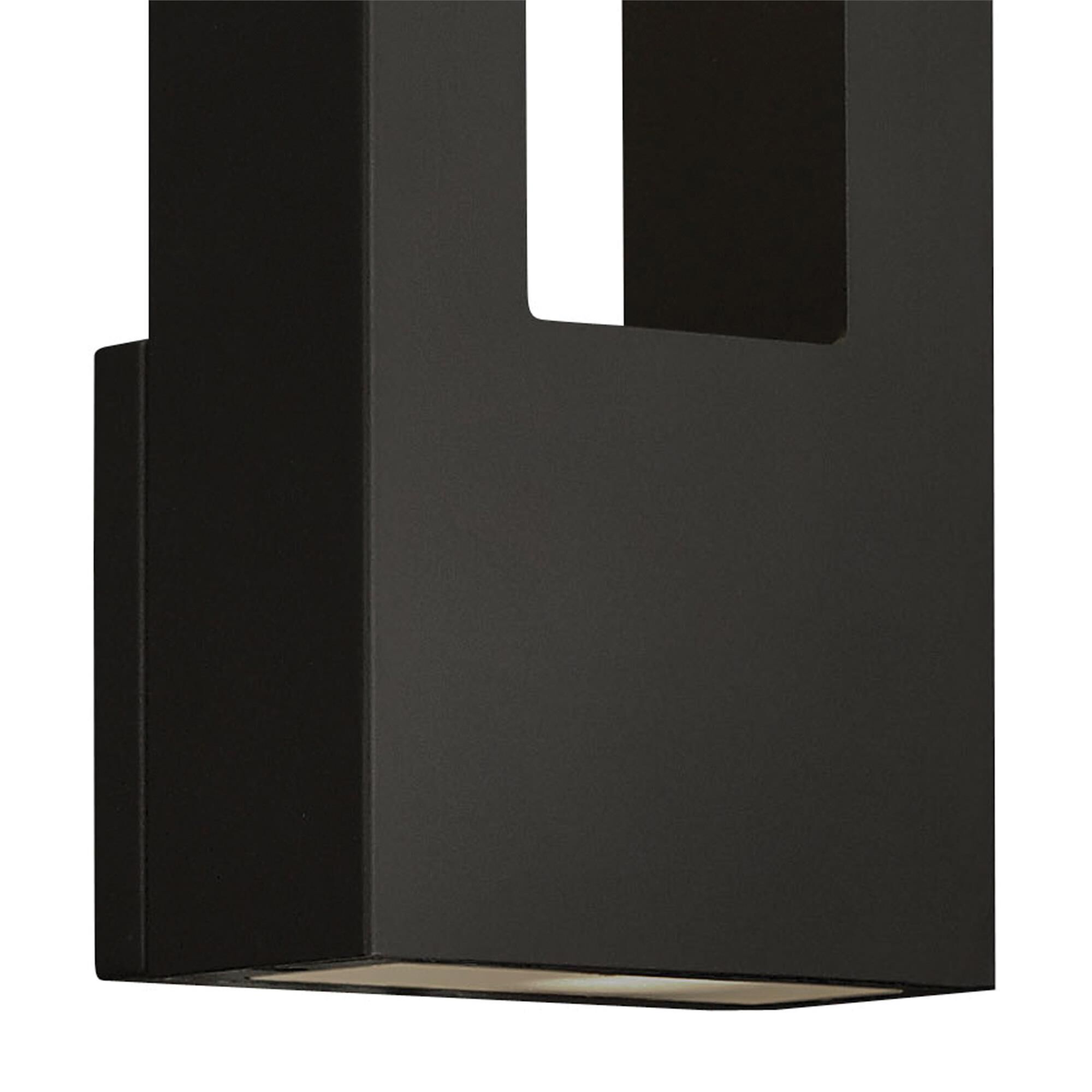Shown in Satin Black finish and Etched Lens glass