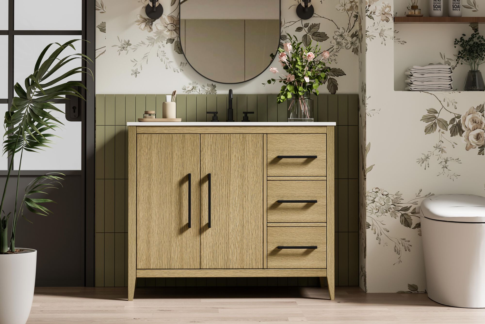 Millie 22 Inch Bath Vanity Cabinet,