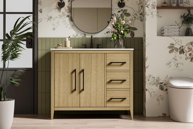 Millie 22 Inch Bath Vanity Cabinet by Elegant Decor