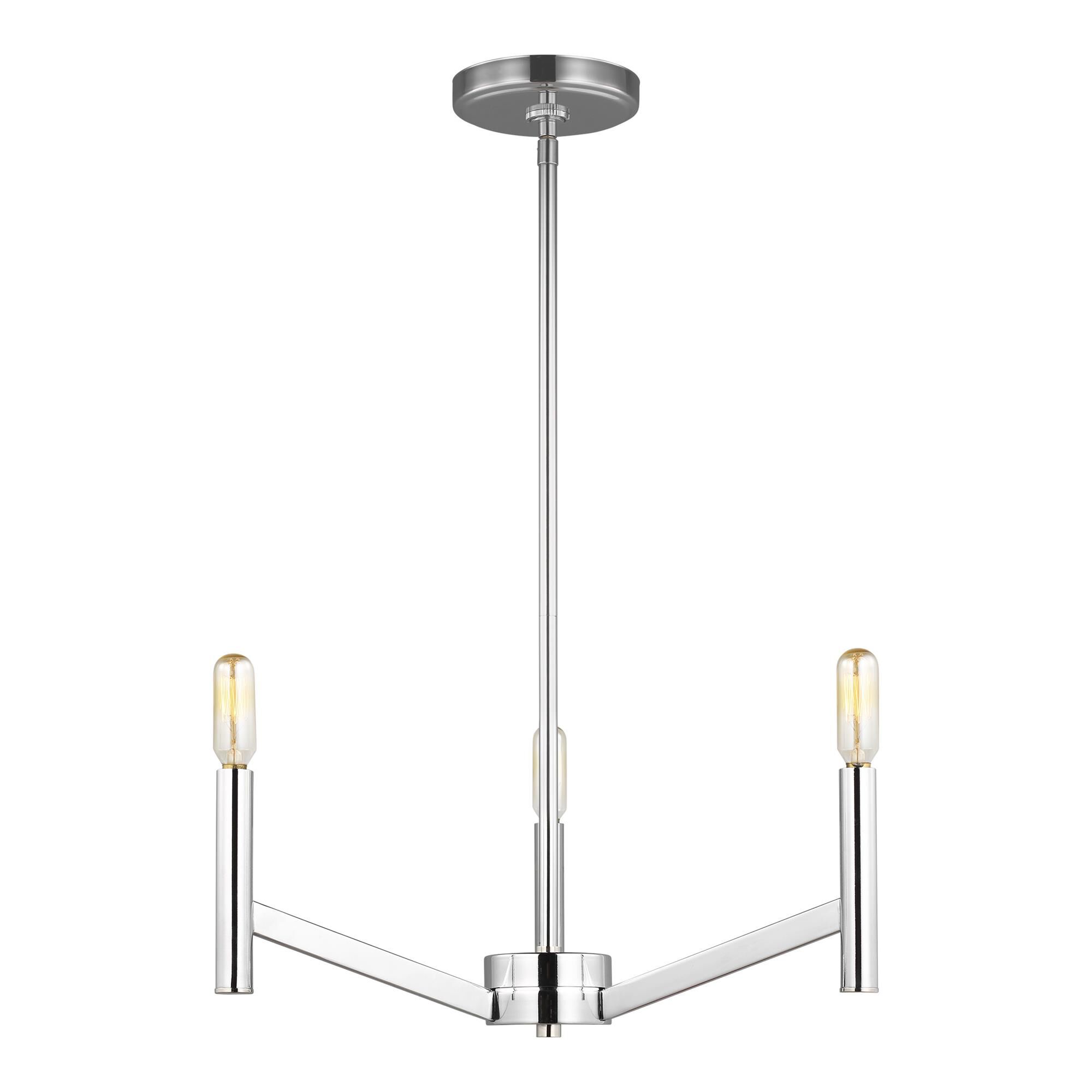 Sean Lavin Vector 18 Inch 3 Light Mini Chandelier by Visual Comfort Studio Collection