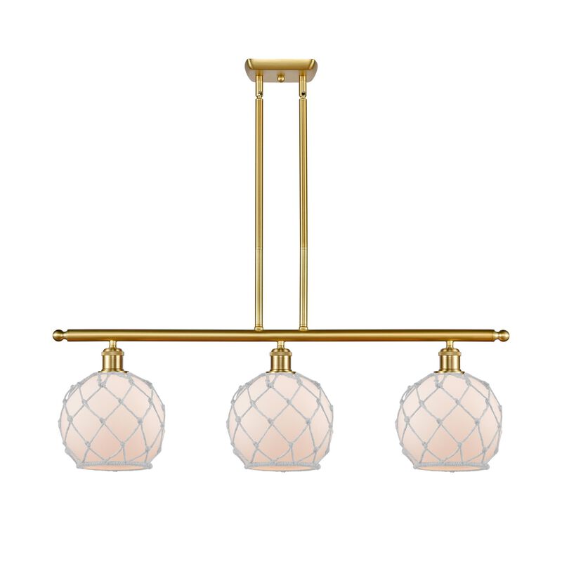 Bruno Marashlian Farmhouse Rope 36 Inch Linear Suspension Light by Innovations Lighting