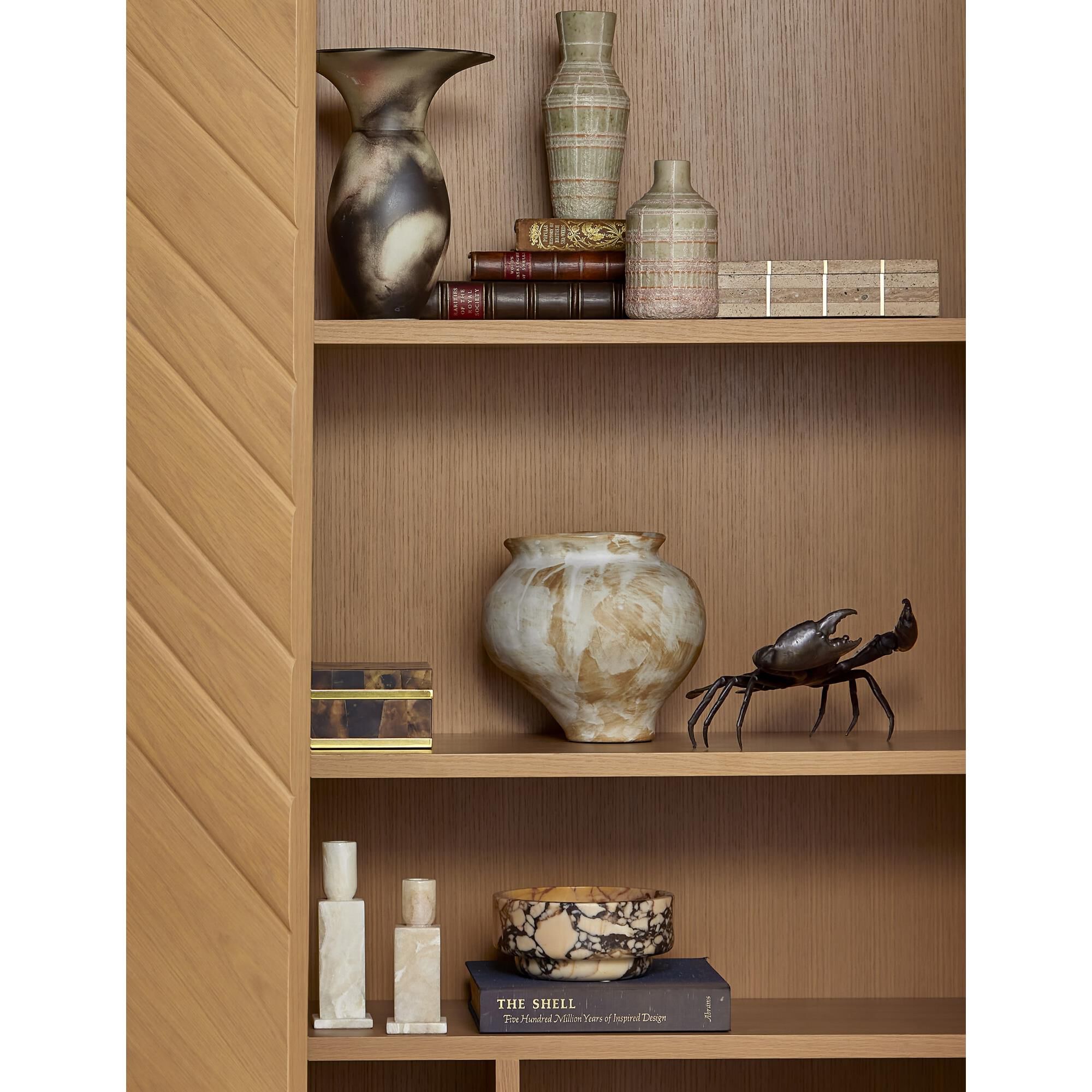 Riso 9 Inch Vase-Urn by Currey and Company