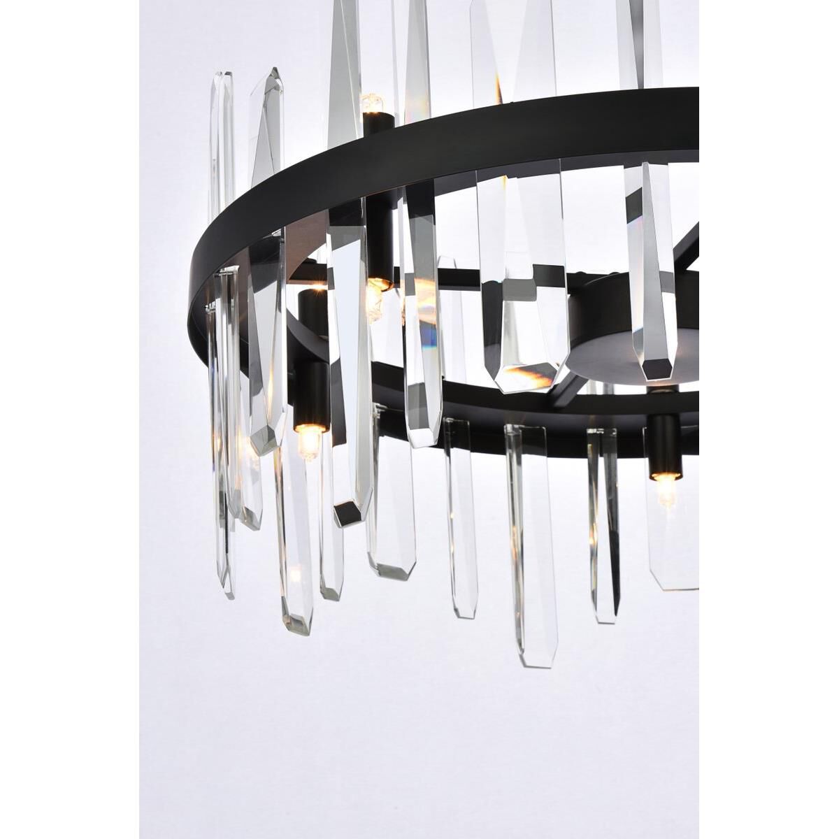 Serena 20 Inch Large Pendant by Elegant Lighting