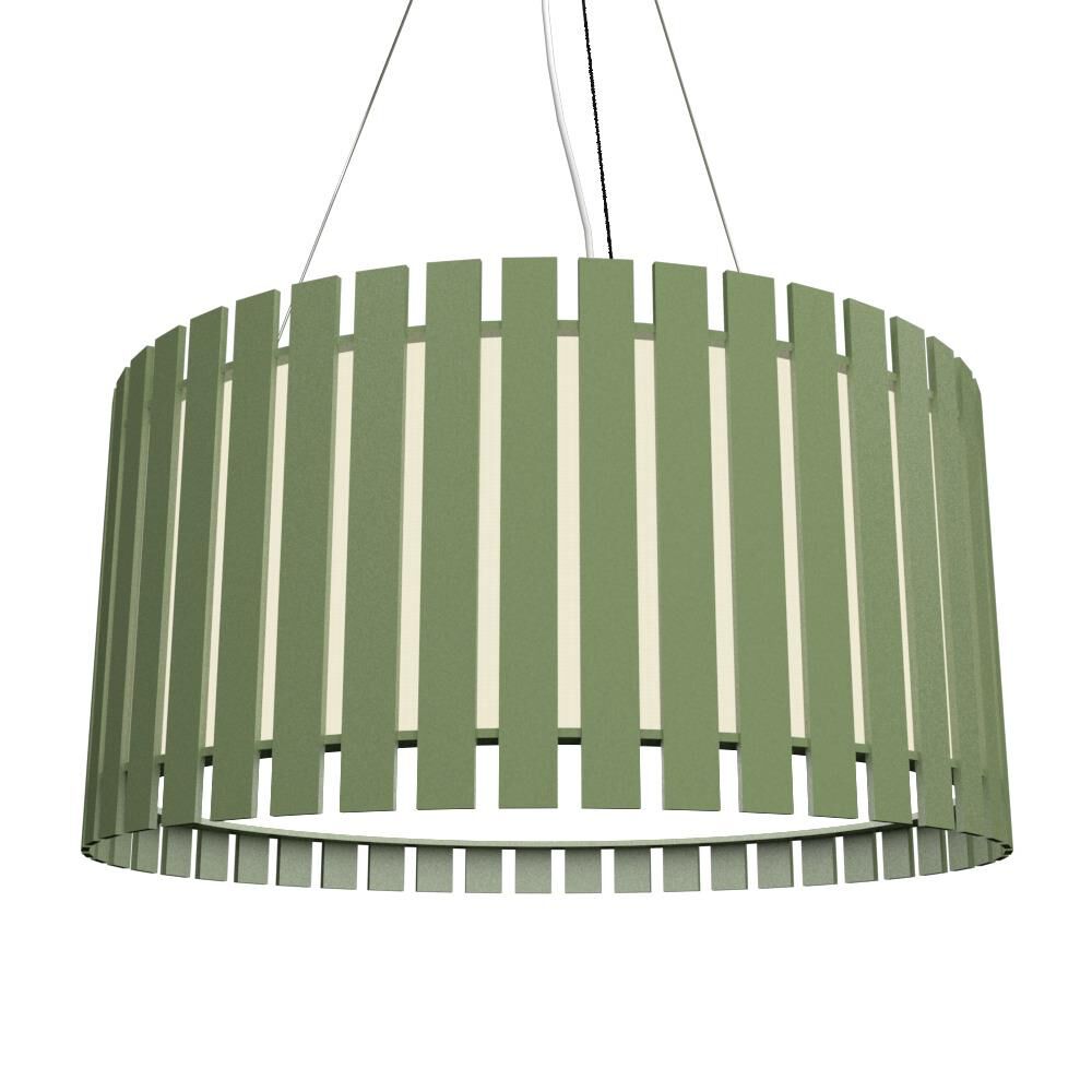 Slatted Large Pendant by Accord Lighting
