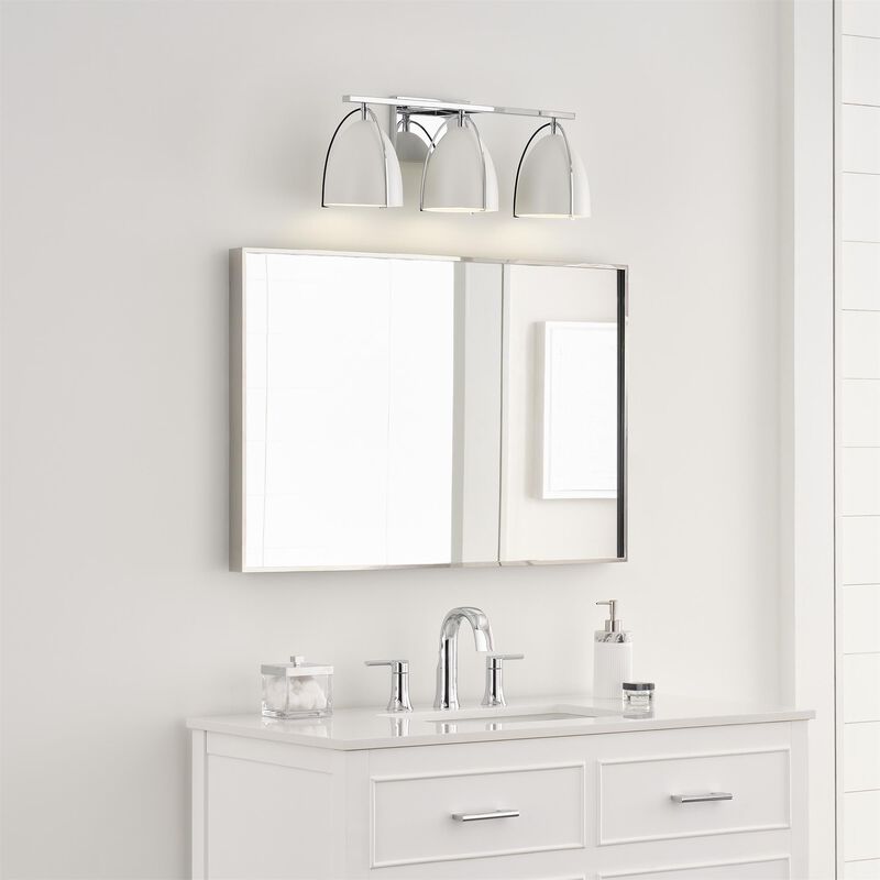 Norman 24 Inch 3 Light Bath Vanity Light by Visual Comfort Studio Collection