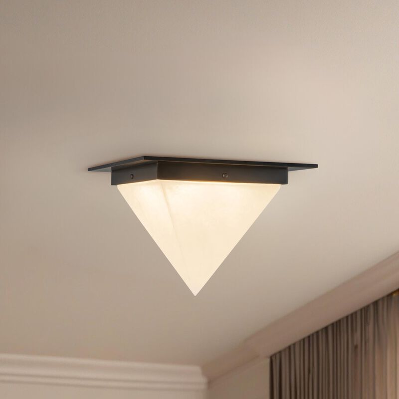 Jason Koharik Mineral 11 Inch Flush Mount by Alora Lighting