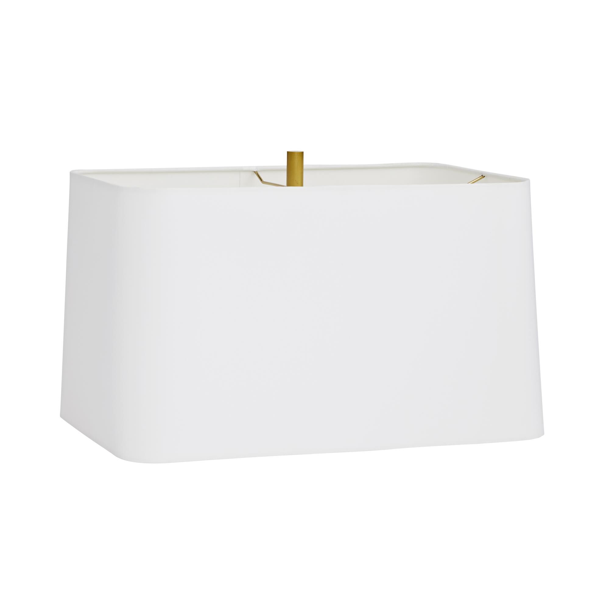 Shown in White finish and Microfiber shade
