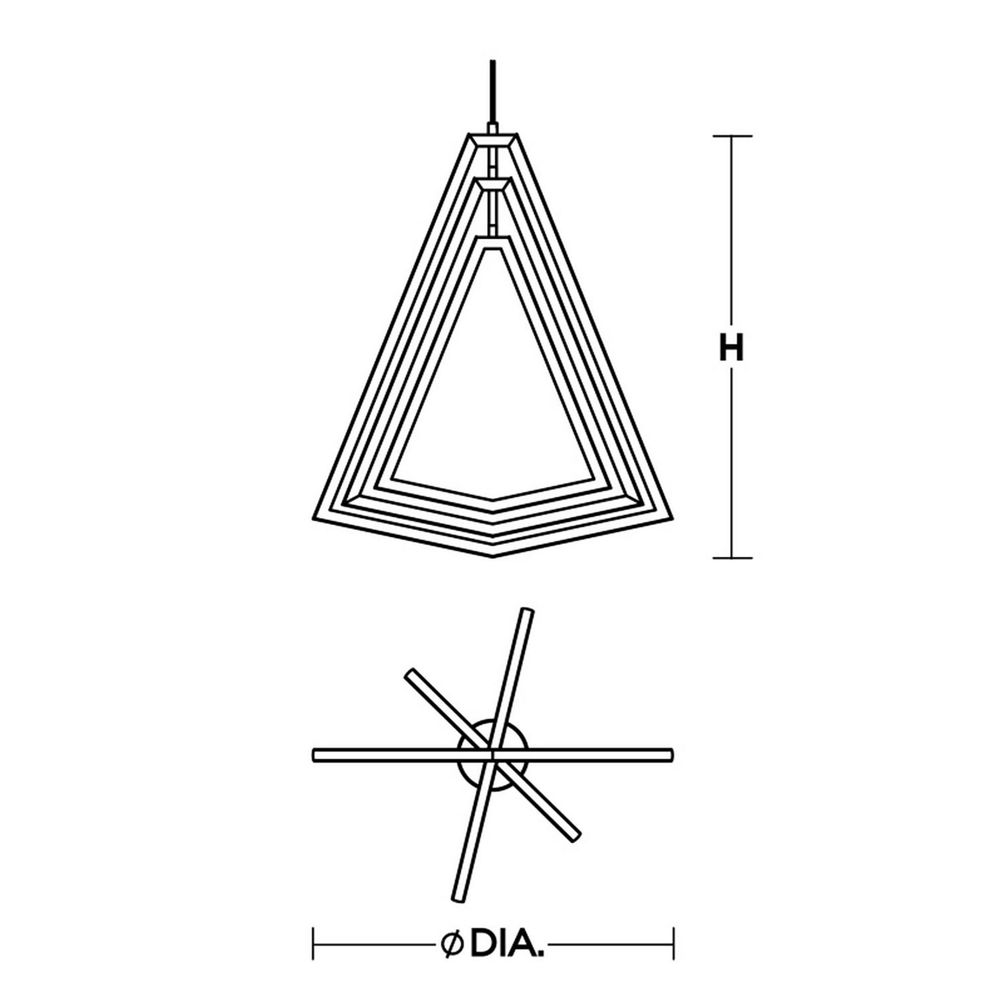 AFX Lighting Gianna 24 Inch LED Large Pendant