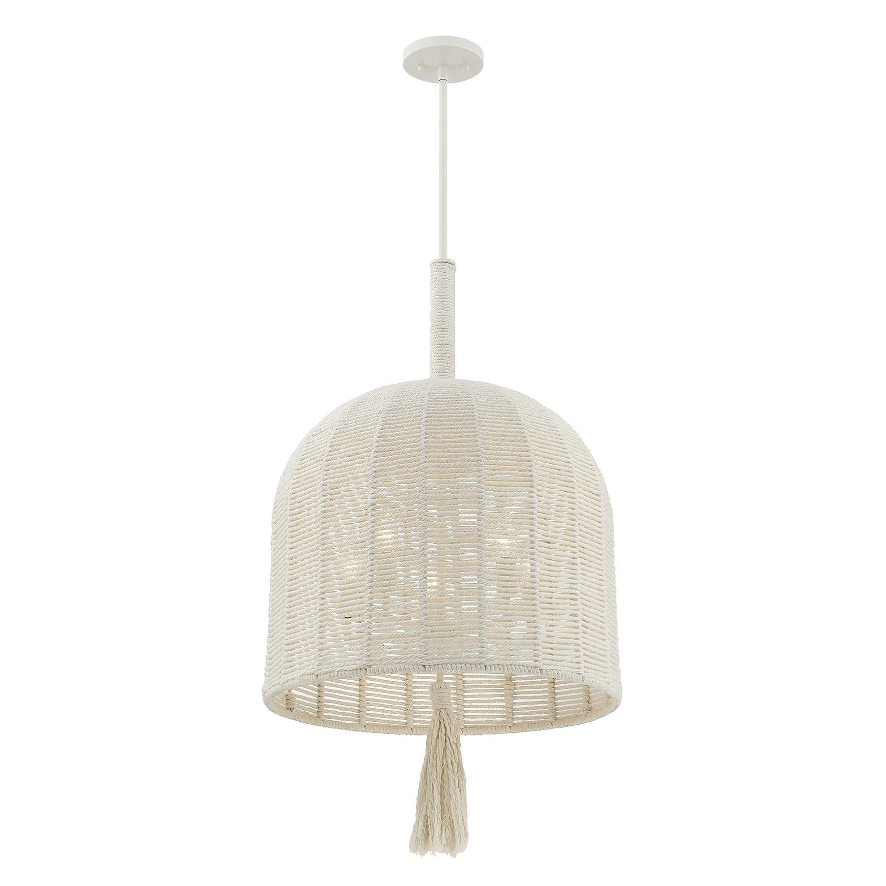Shown in Cotton finish and White Cotton Rope shade