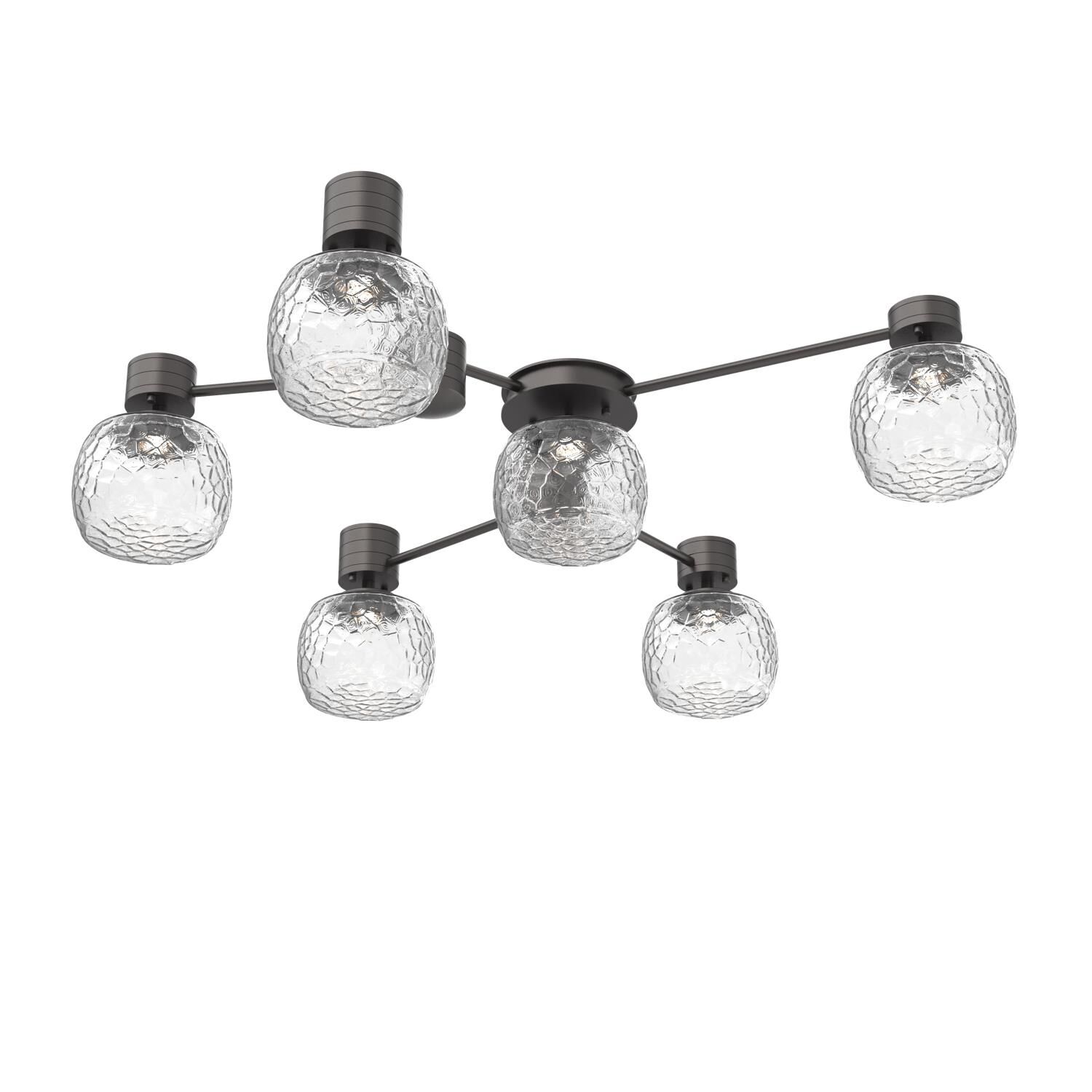 Levi Wilson Vessel 37 Inch Semi Flush Mount by Hammerton Studio