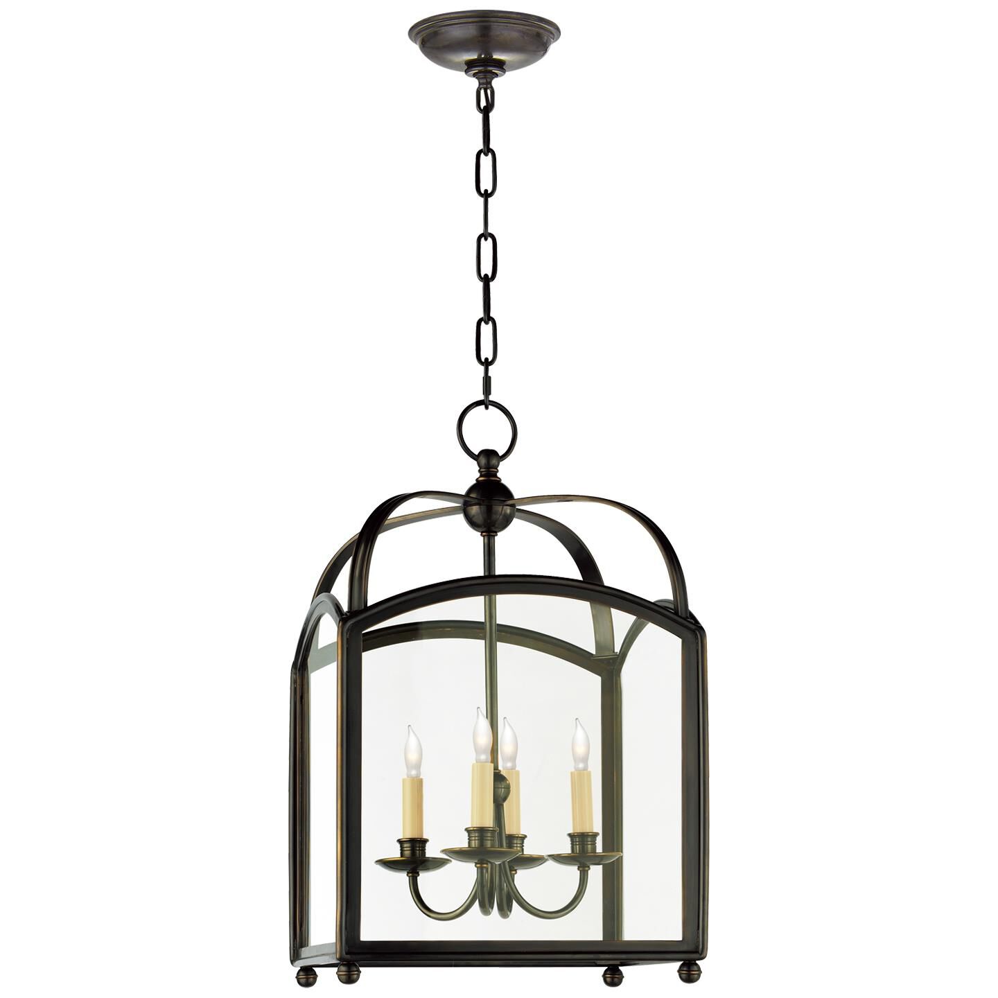 Chapman & Myers Archtop 14 Inch Cage Pendant by Visual Comfort Signature Collection