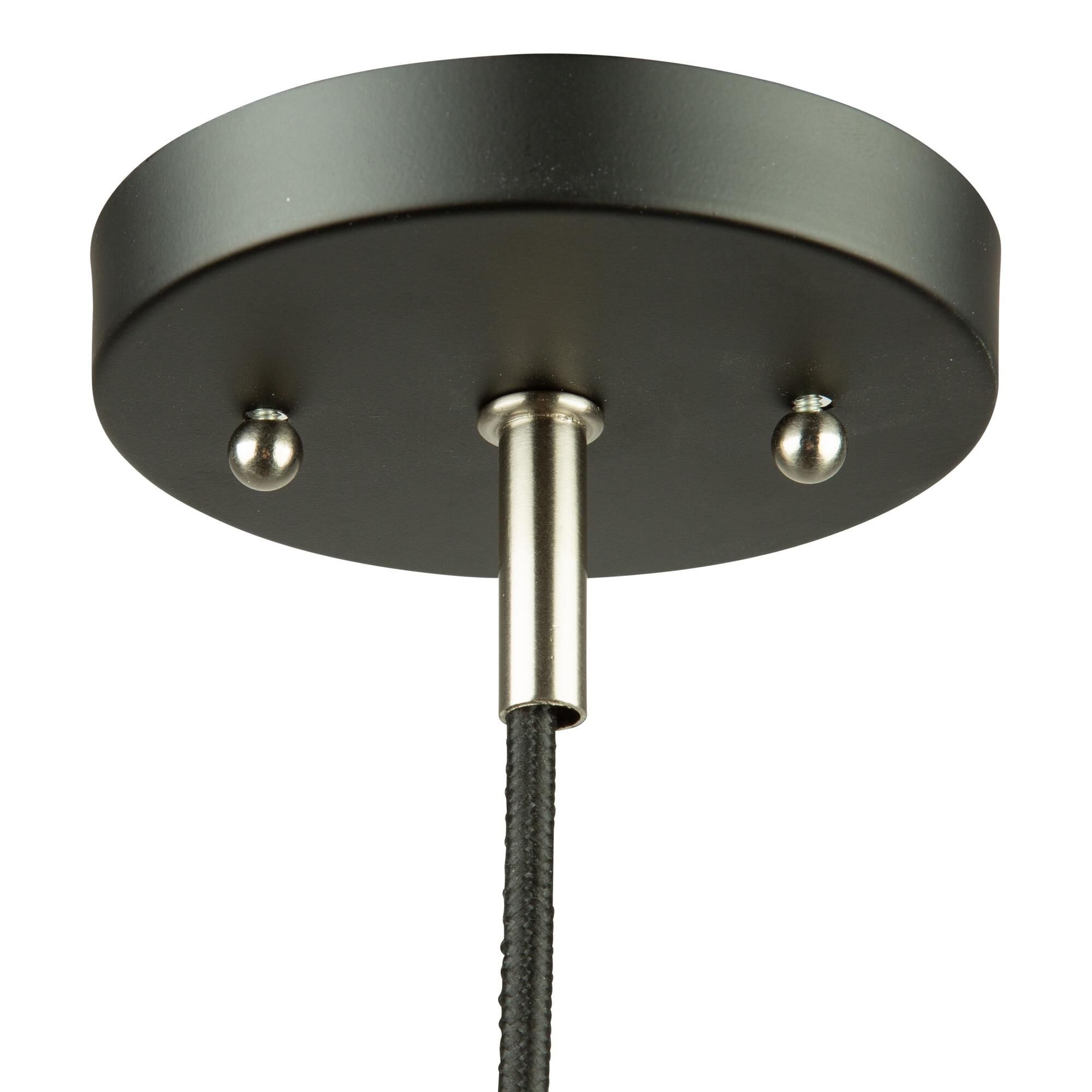 Shown in Black finish and Iron shade