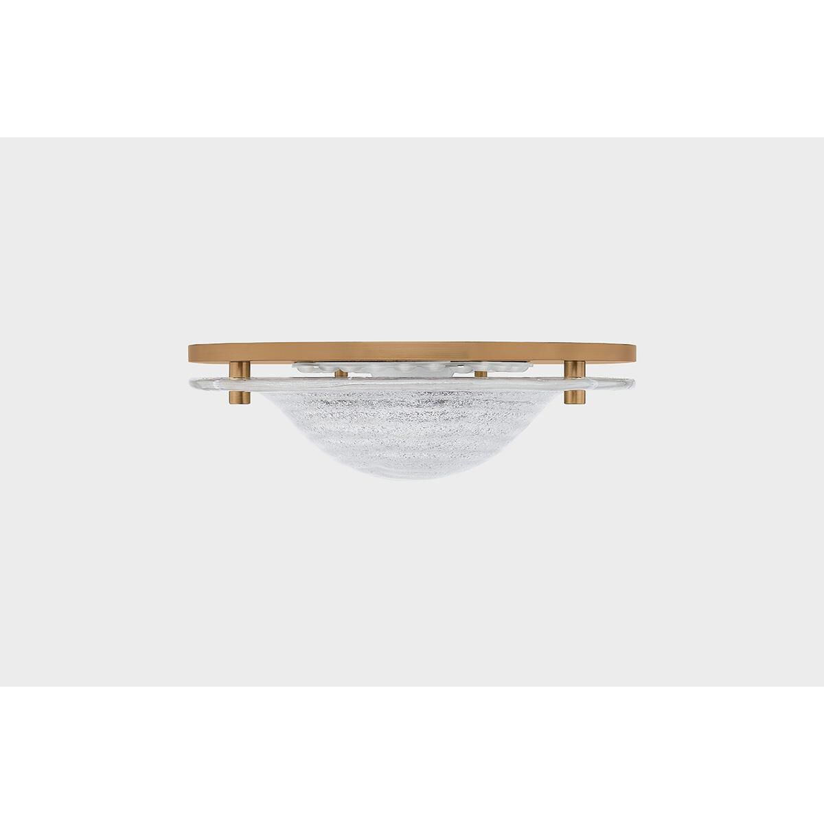 Halston 14 Inch Flush Mount by Troy Lighting