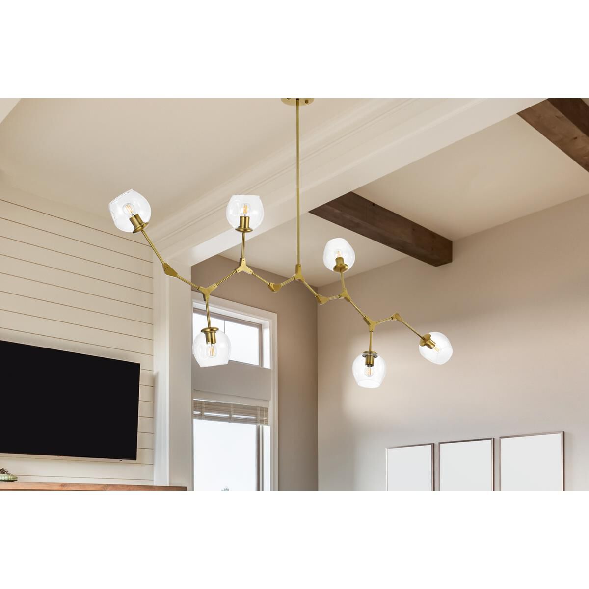 Shown in Brass finish