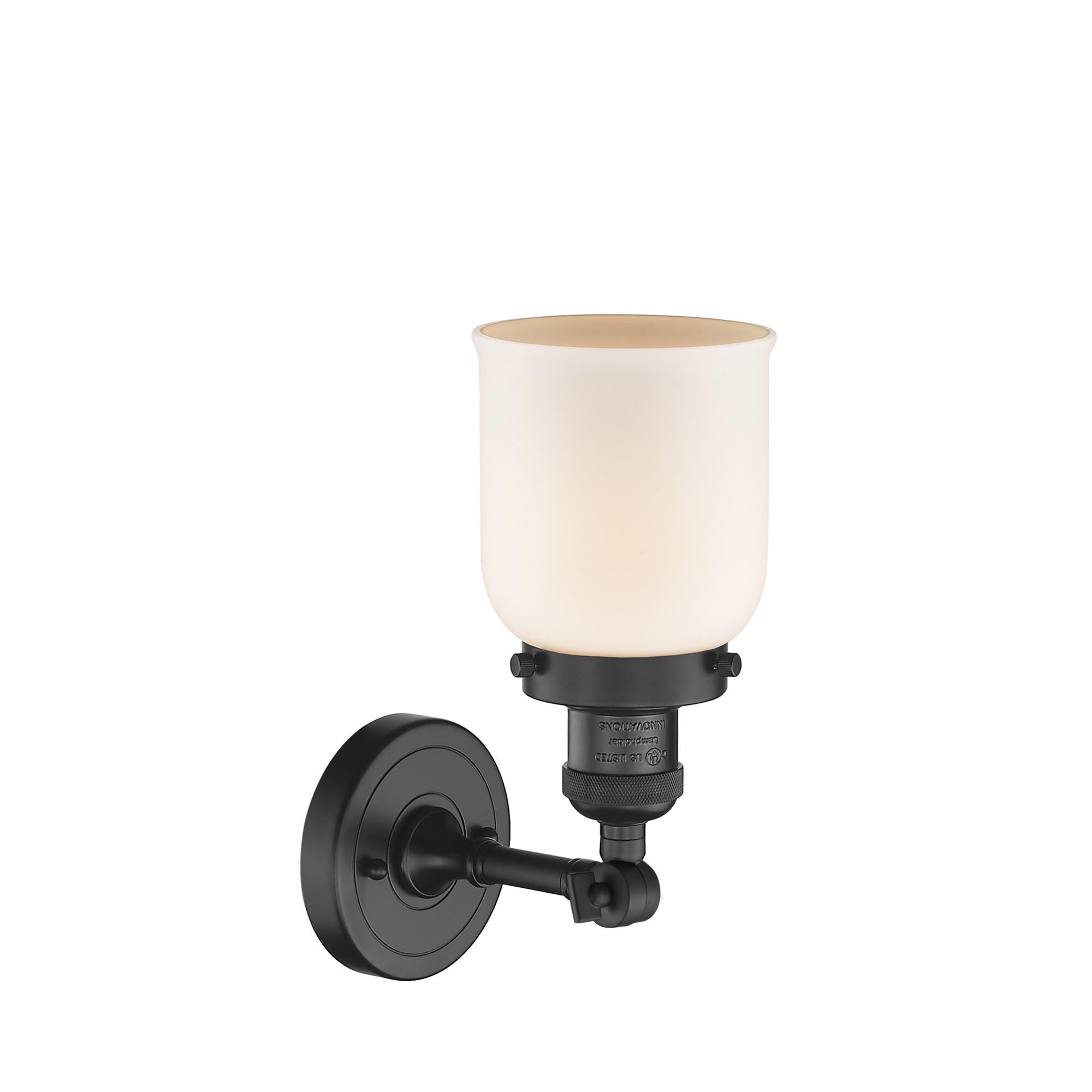 Shown in Matte Black finish and Frosted glass
