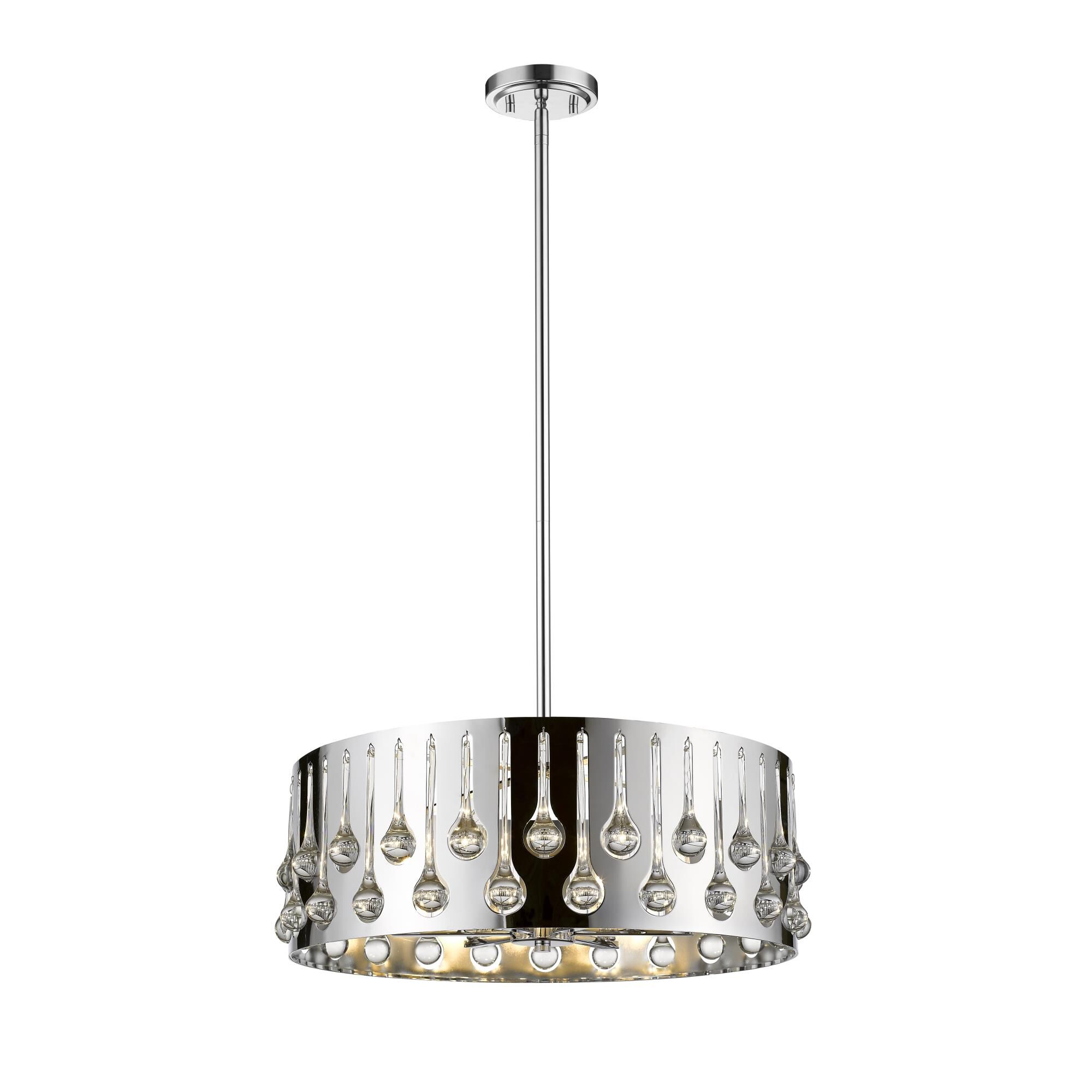 Oberon 24 Inch 6 Light Chandelier by Z-Lite