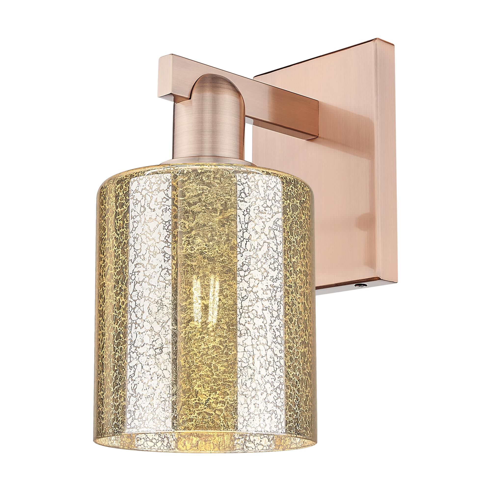 Shown in Antique Copper finish and Mercury glass