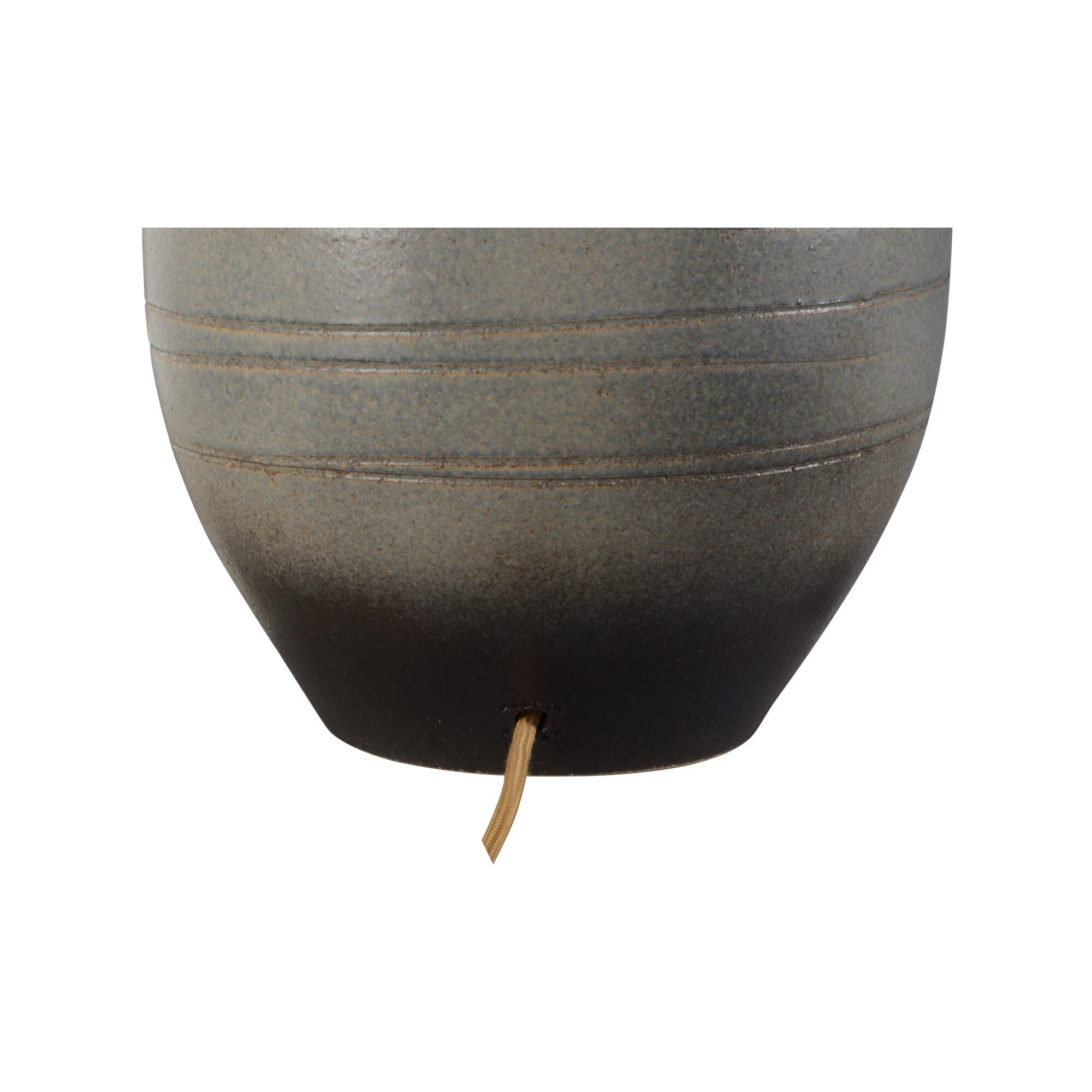 Shown in Green finish and Linen shade