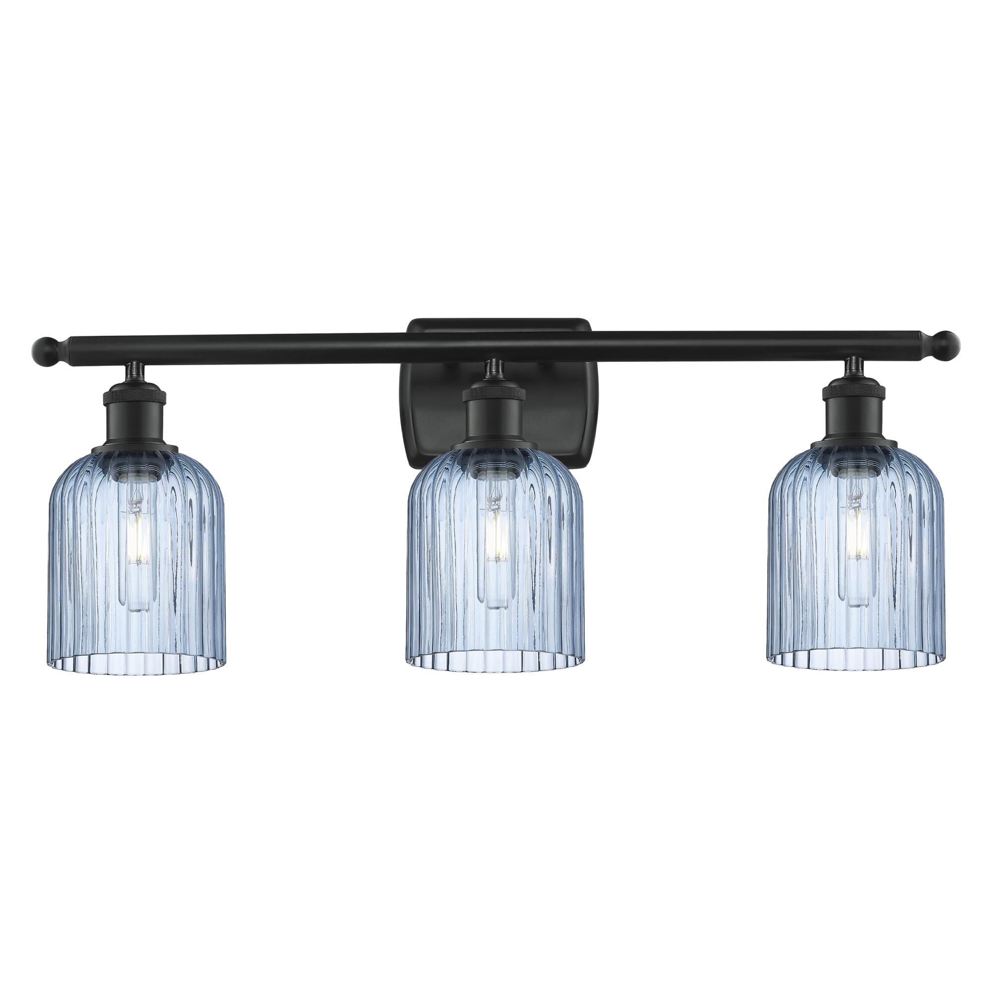 Shown in Matte Black finish and Princess Blue shade