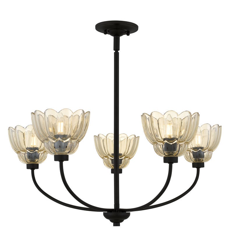 Whitecap 28 Inch 5 Light Chandelier by Quoizel