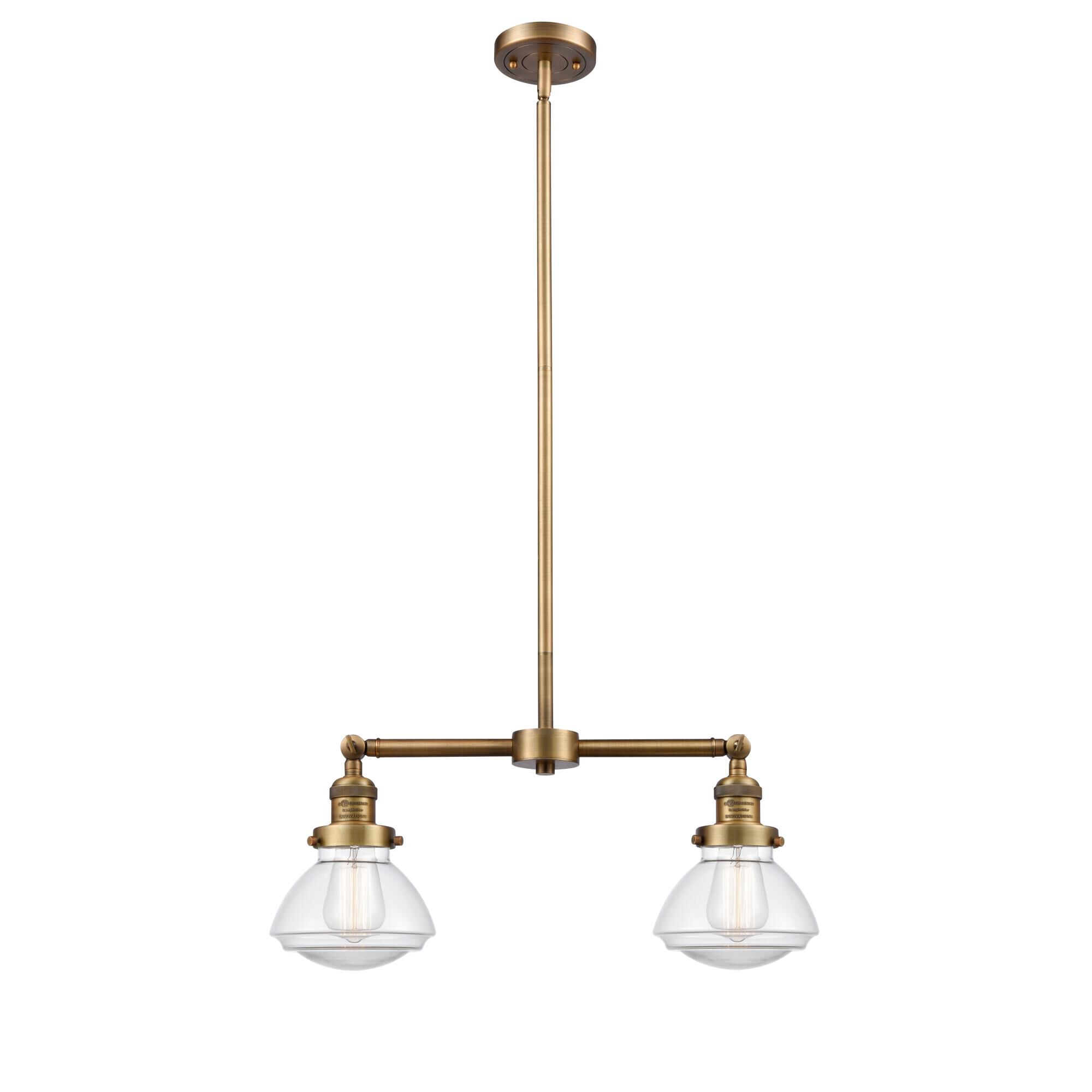 Bruno Marashlian Olean 21 Inch 2 Light Mini Chandelier by Innovations Lighting