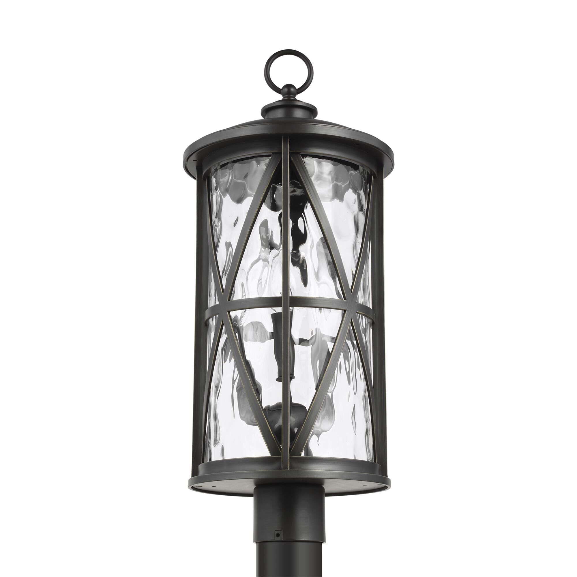 Shown in Antique Bronze finish and Water glass