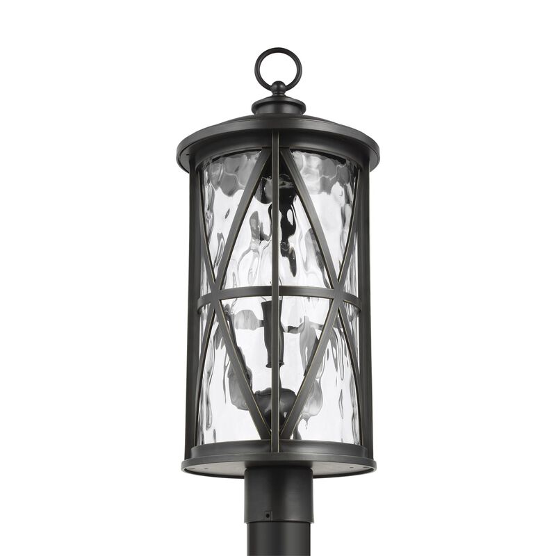 Millbrooke 24 Inch Tall 3 Light Outdoor Post Lamp by Generation Lighting