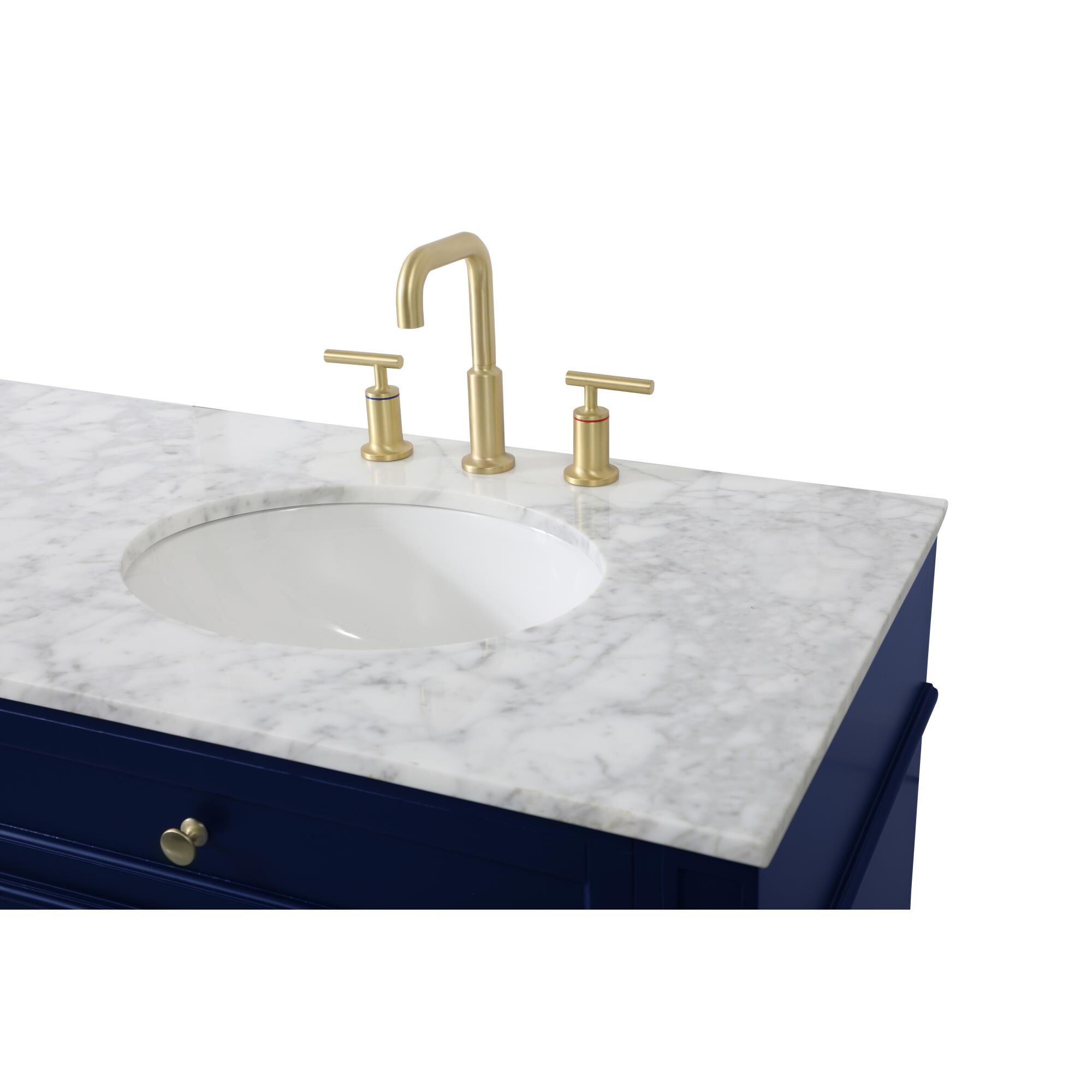 Shown in Blue finish