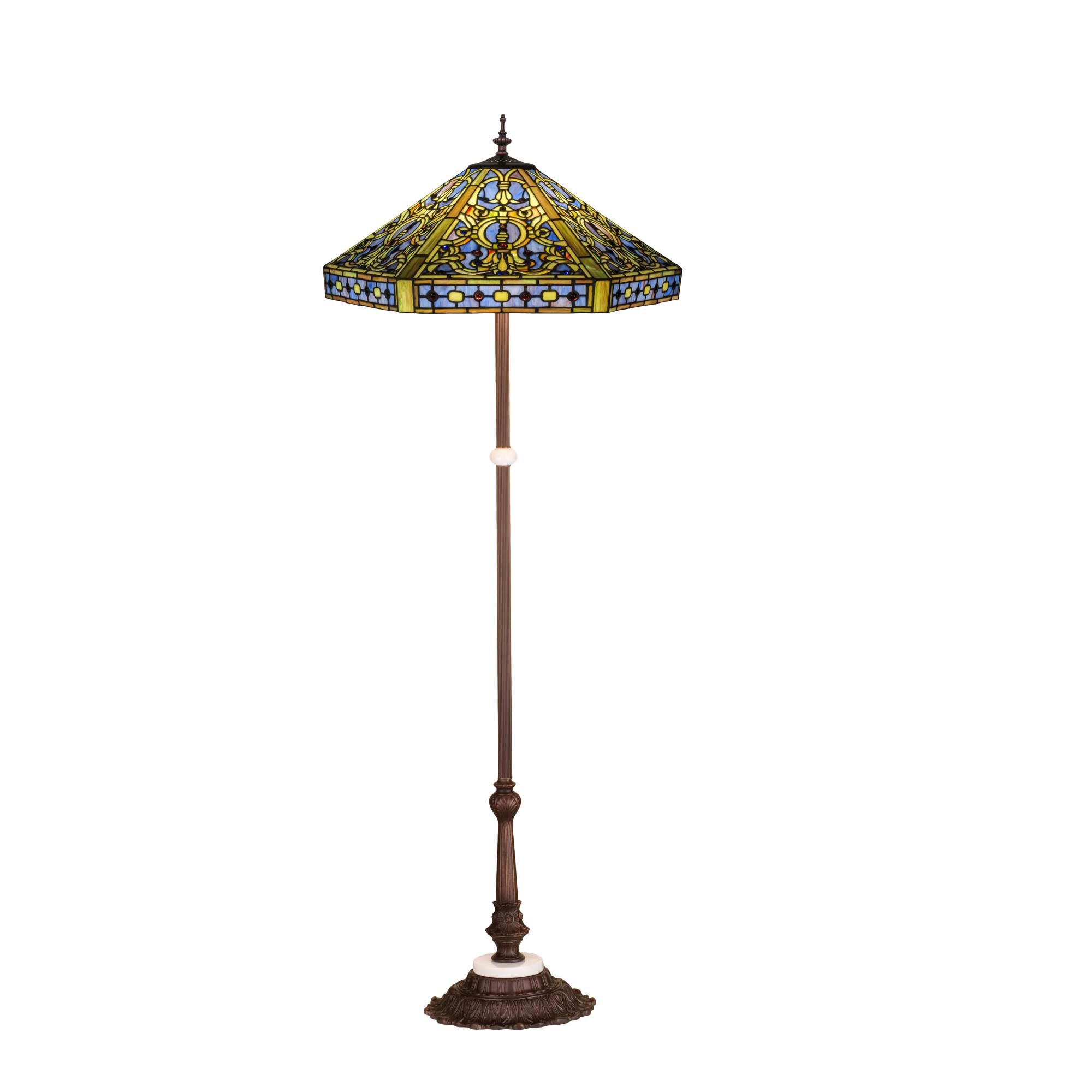Tiffany Elizabethan 63 Inch Floor Lamp by Meyda Lighting