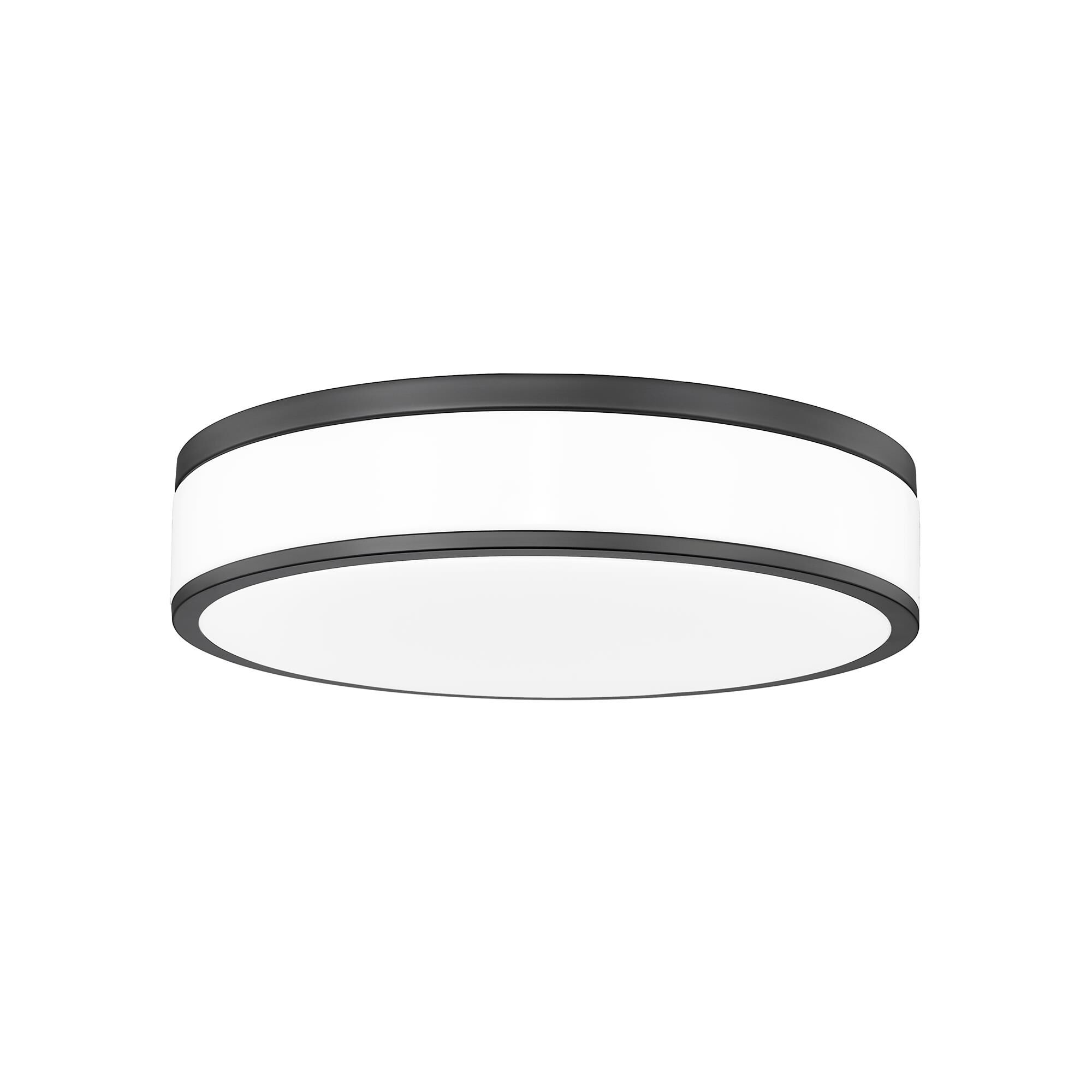 Shown in Matte Black finish and Frosted glass and Frosted shade