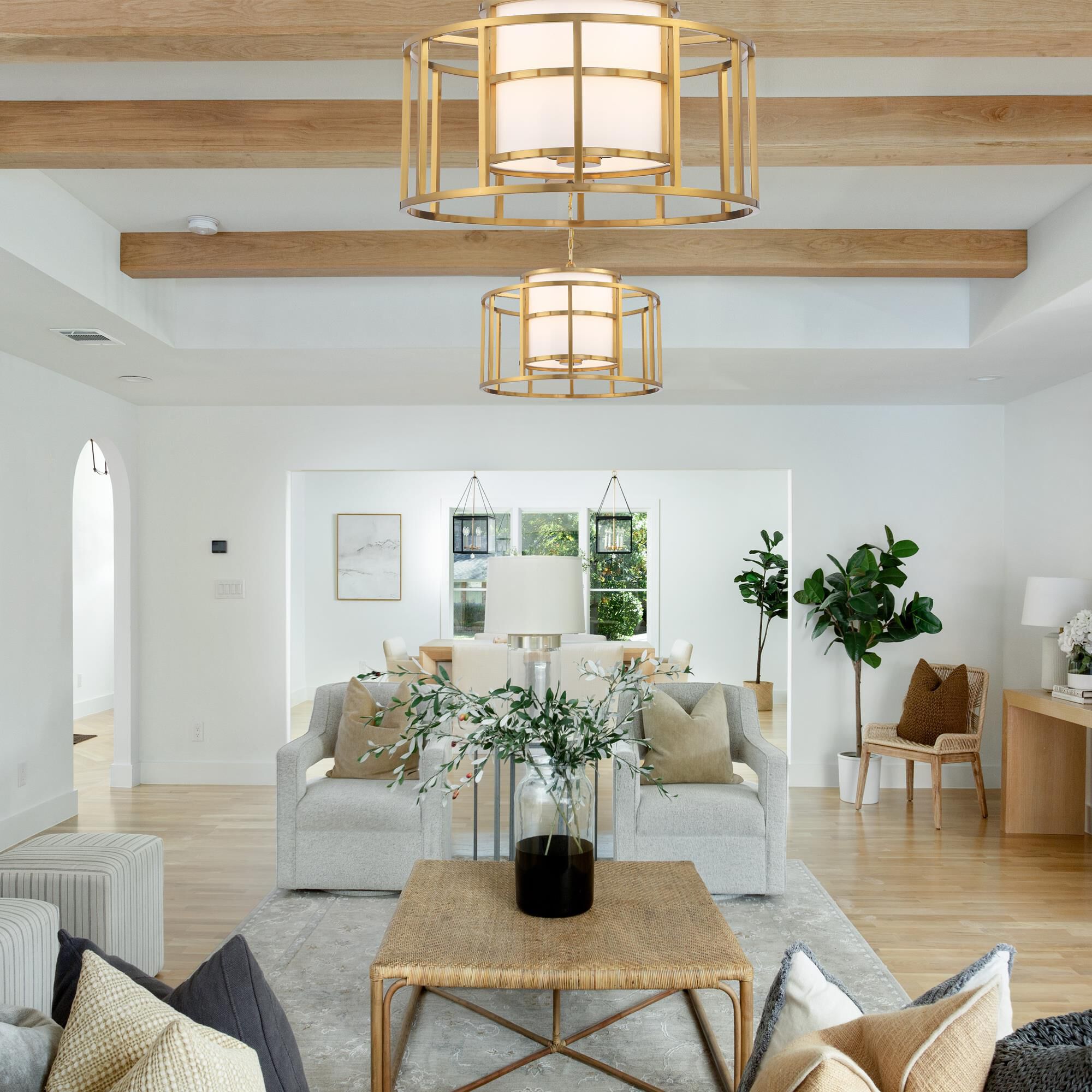 Hulton 25 Inch 5 Light Chandelier by Crystorama