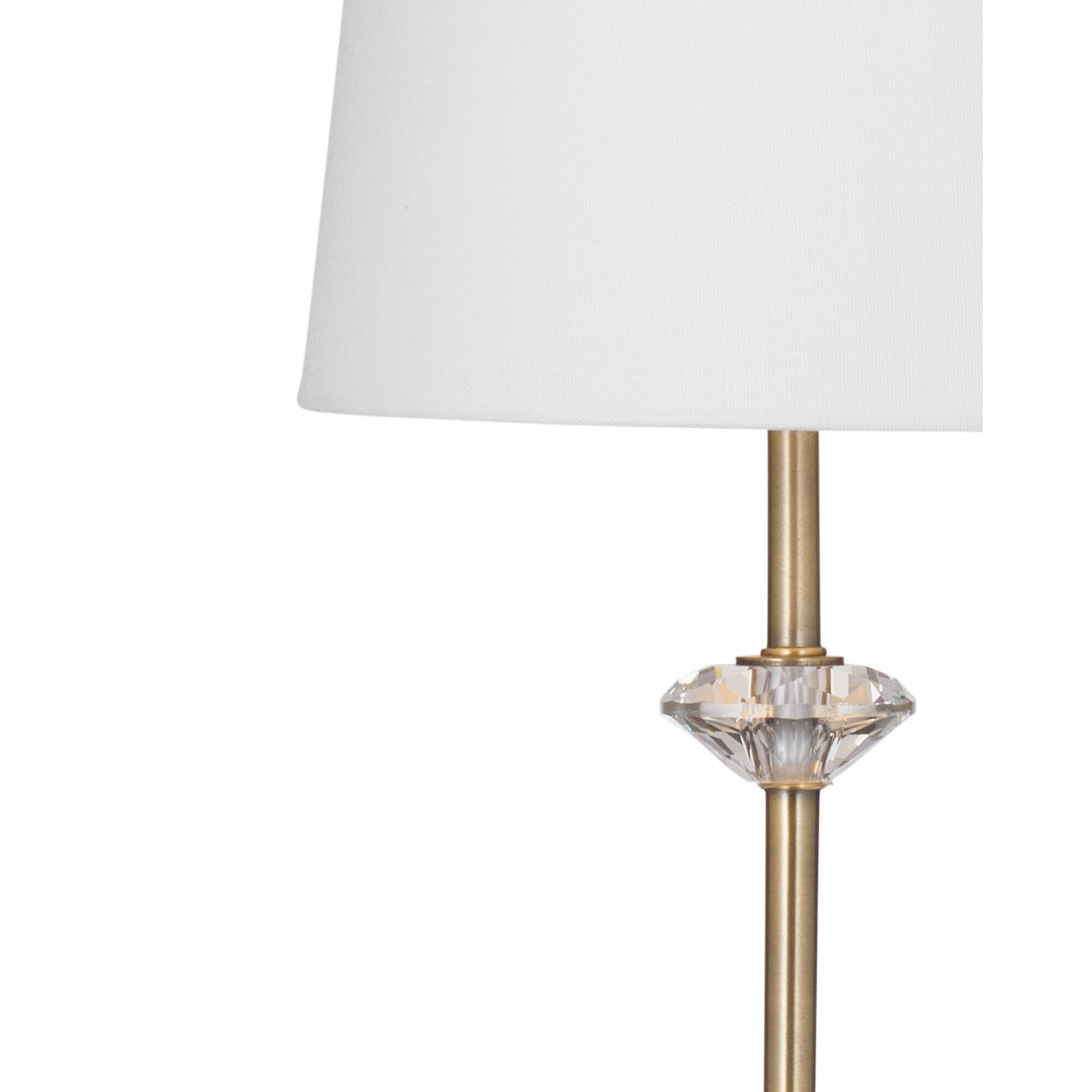 Shown in Gold finish and White shade