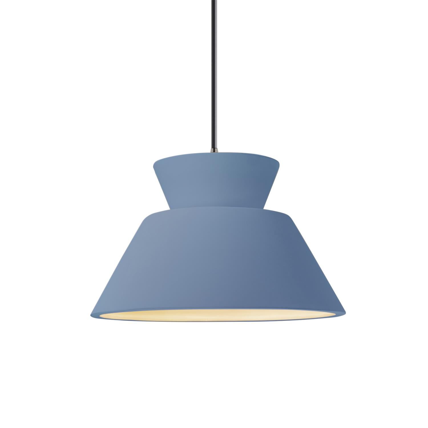 Trapezoid 11 Inch Mini Pendant by Justice Design Group