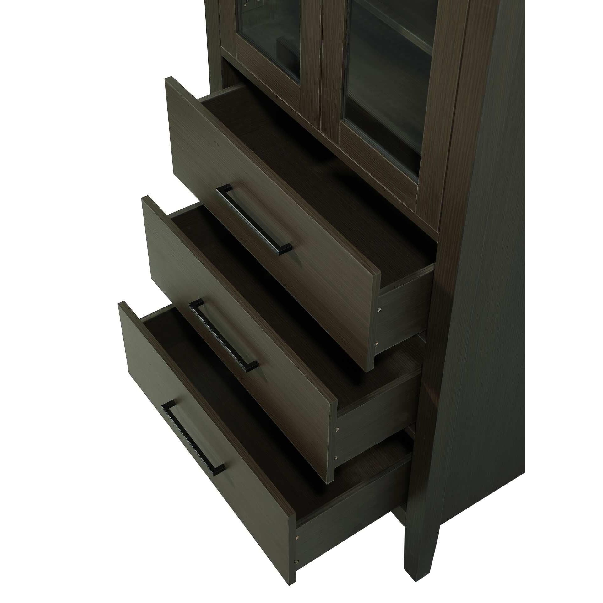 Millie 72 Inch Storage Cabinet by Elegant Decor