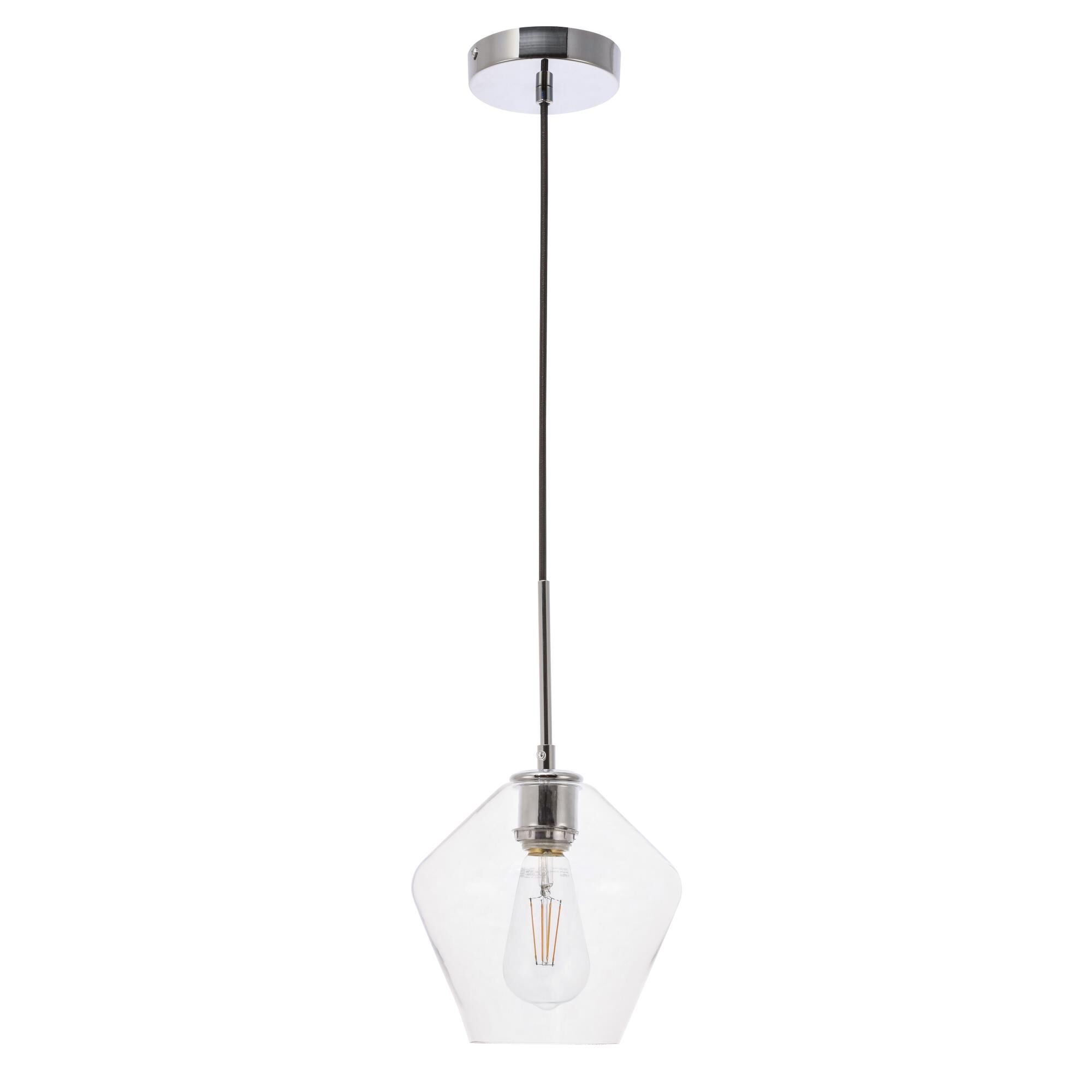Gene 8 Inch Mini Pendant by Elegant Lighting
