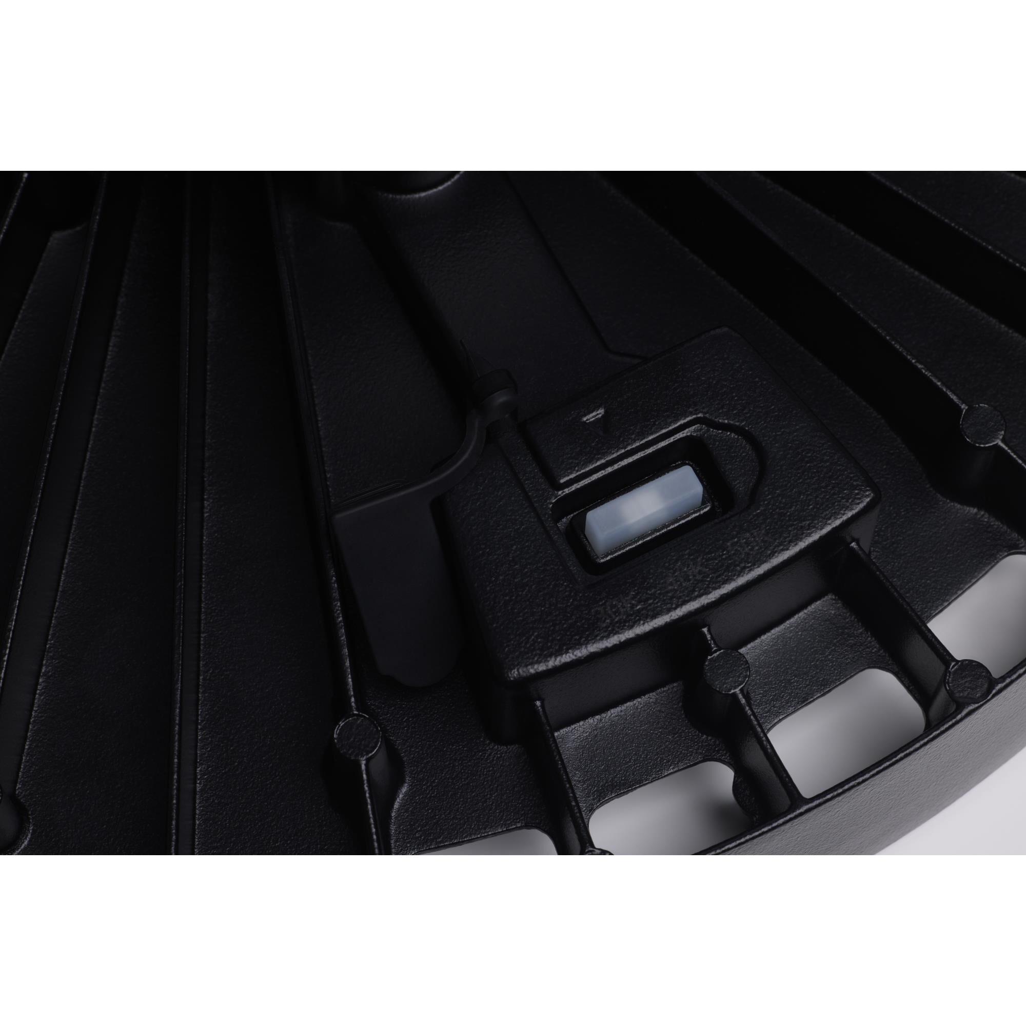 Shown in Black finish