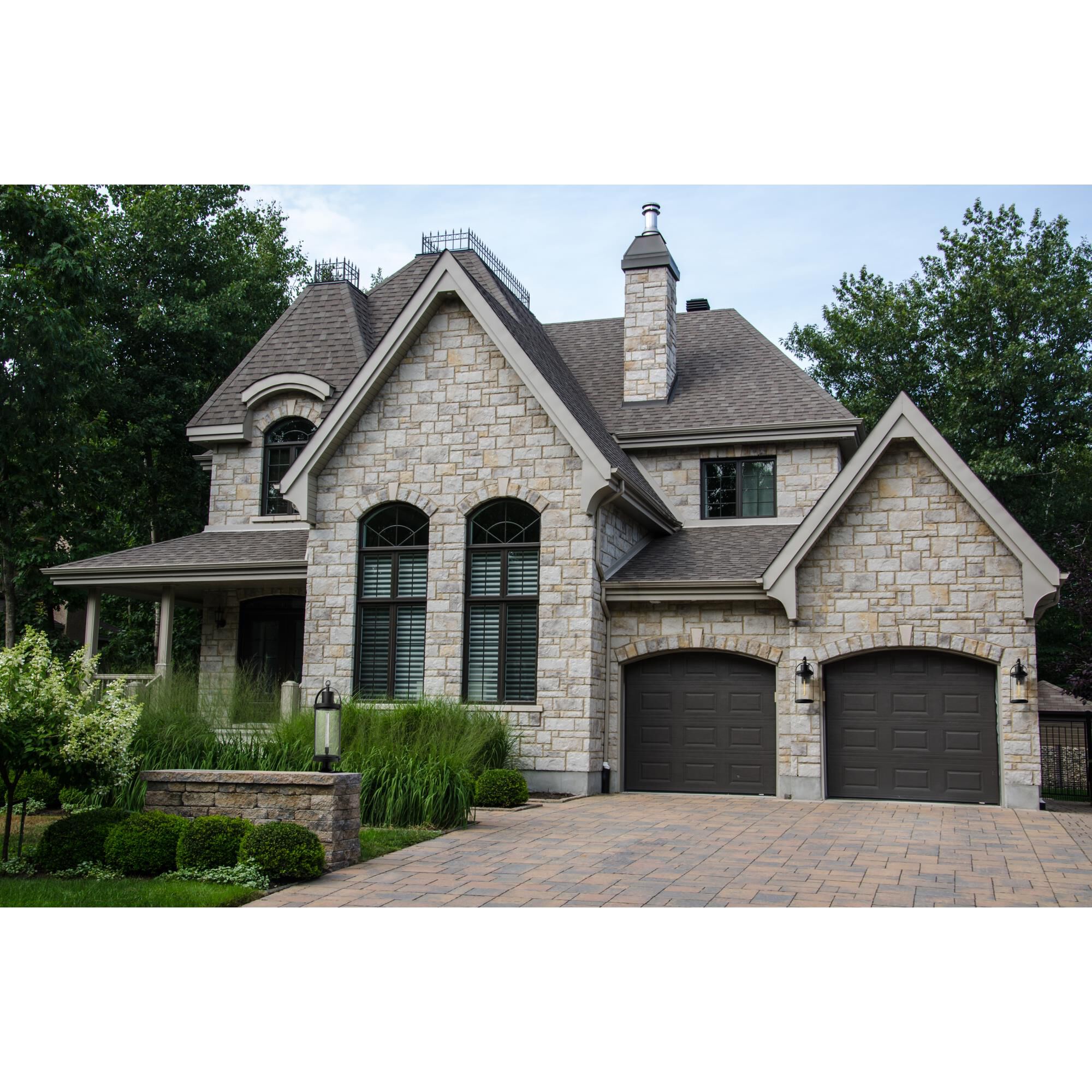 Shown in Black finish and Glass shade