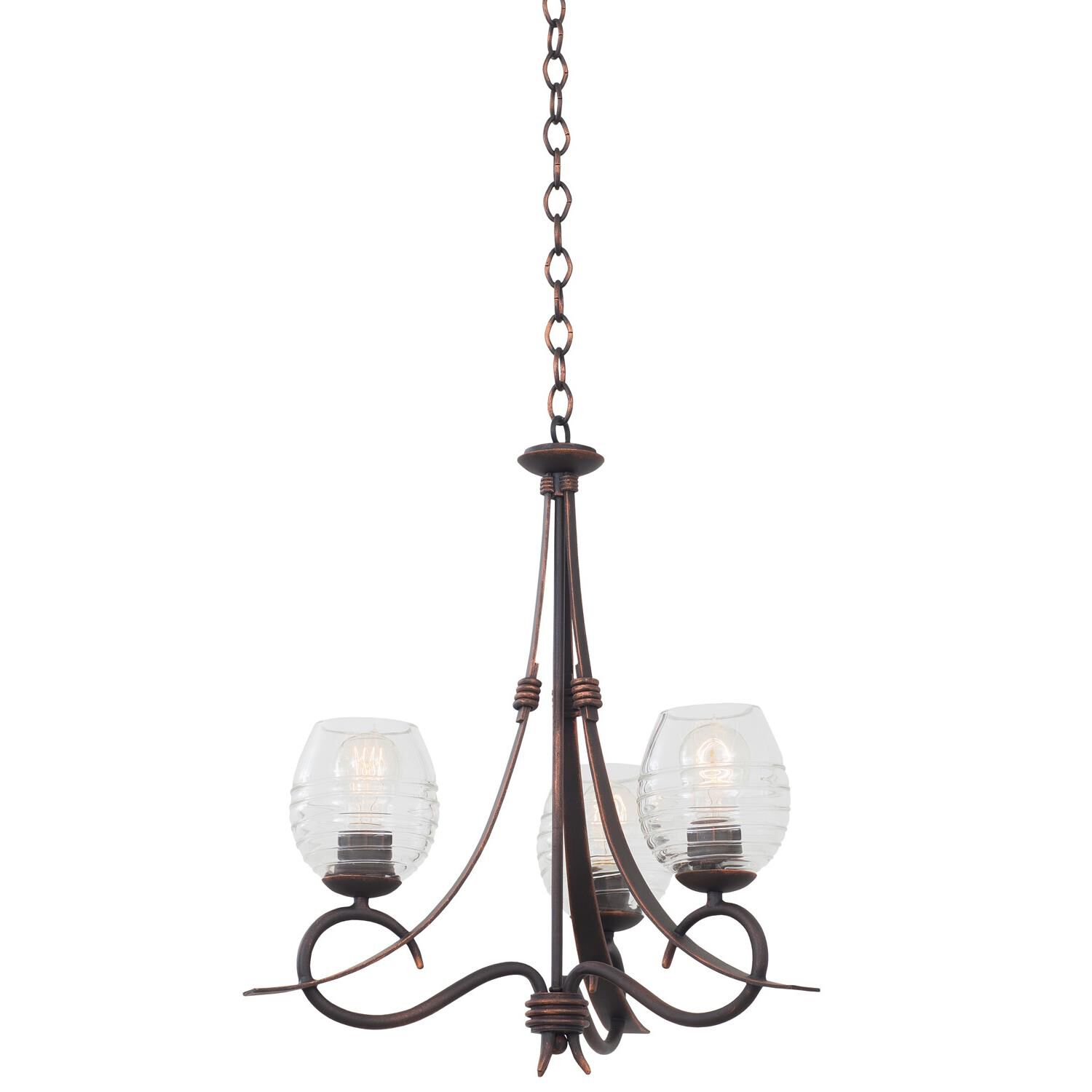 Seabrook 3 Light Mini Chandelier by Kalco Lighting