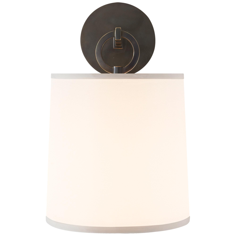 Visual Comfort Signature Collection Barbara Barry French Cuff 14 Inch Wall Sconce