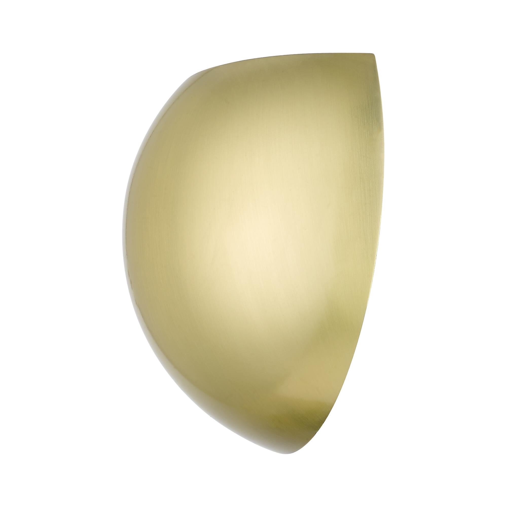 Shown in Satin Brass finish and Satin Brass with White Inside shade