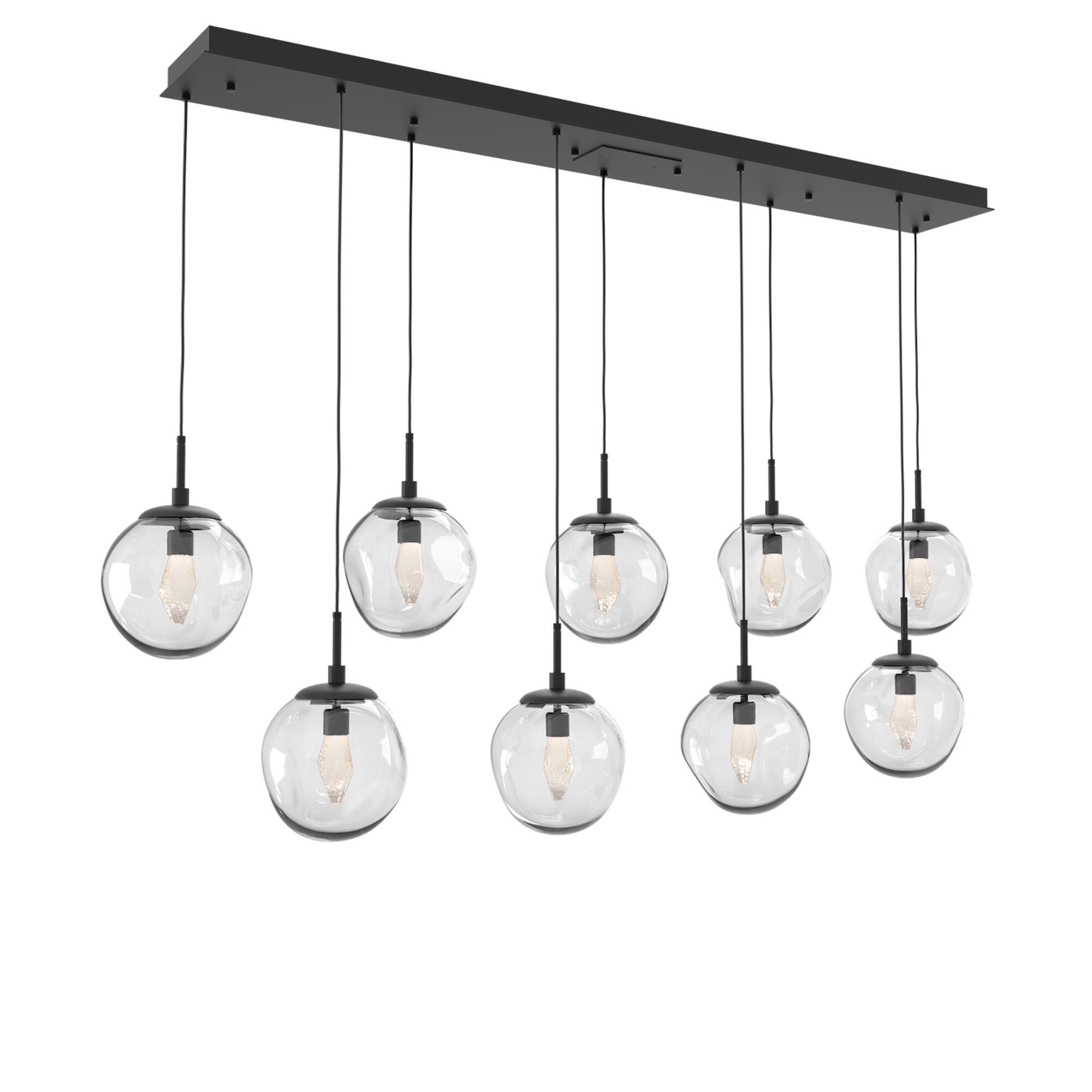 Shown in Matte Black finish and Geo Inner Clear Outer glass