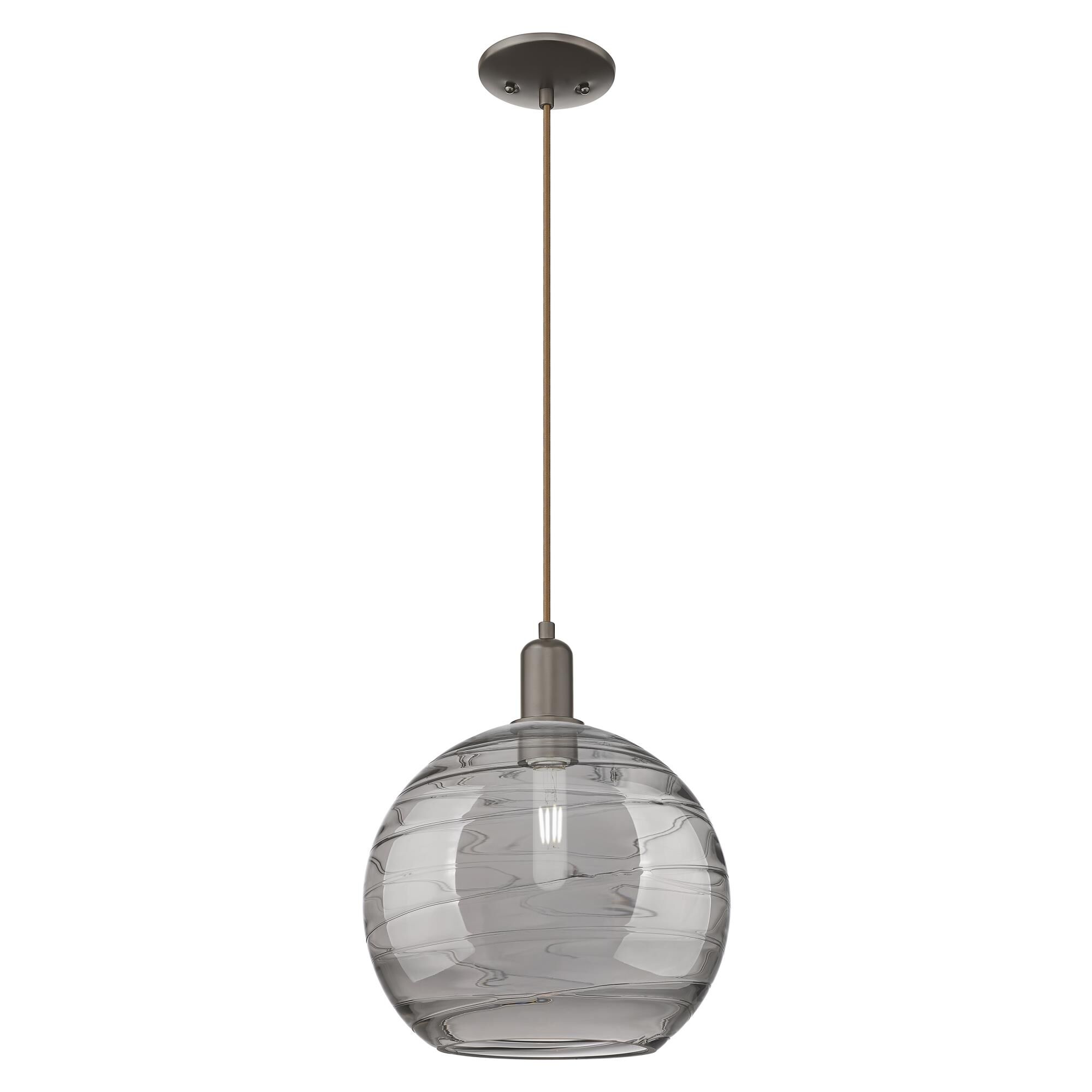 Bruno Marashlian Athens Deco Swirl 12 Inch Mini Pendant by Innovations Lighting