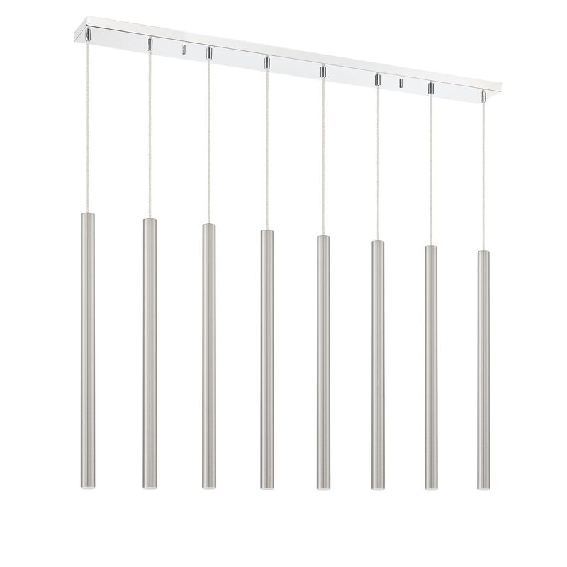 Forest 44 Inch 8 Light LED Linear Suspension Light by Z-Lite