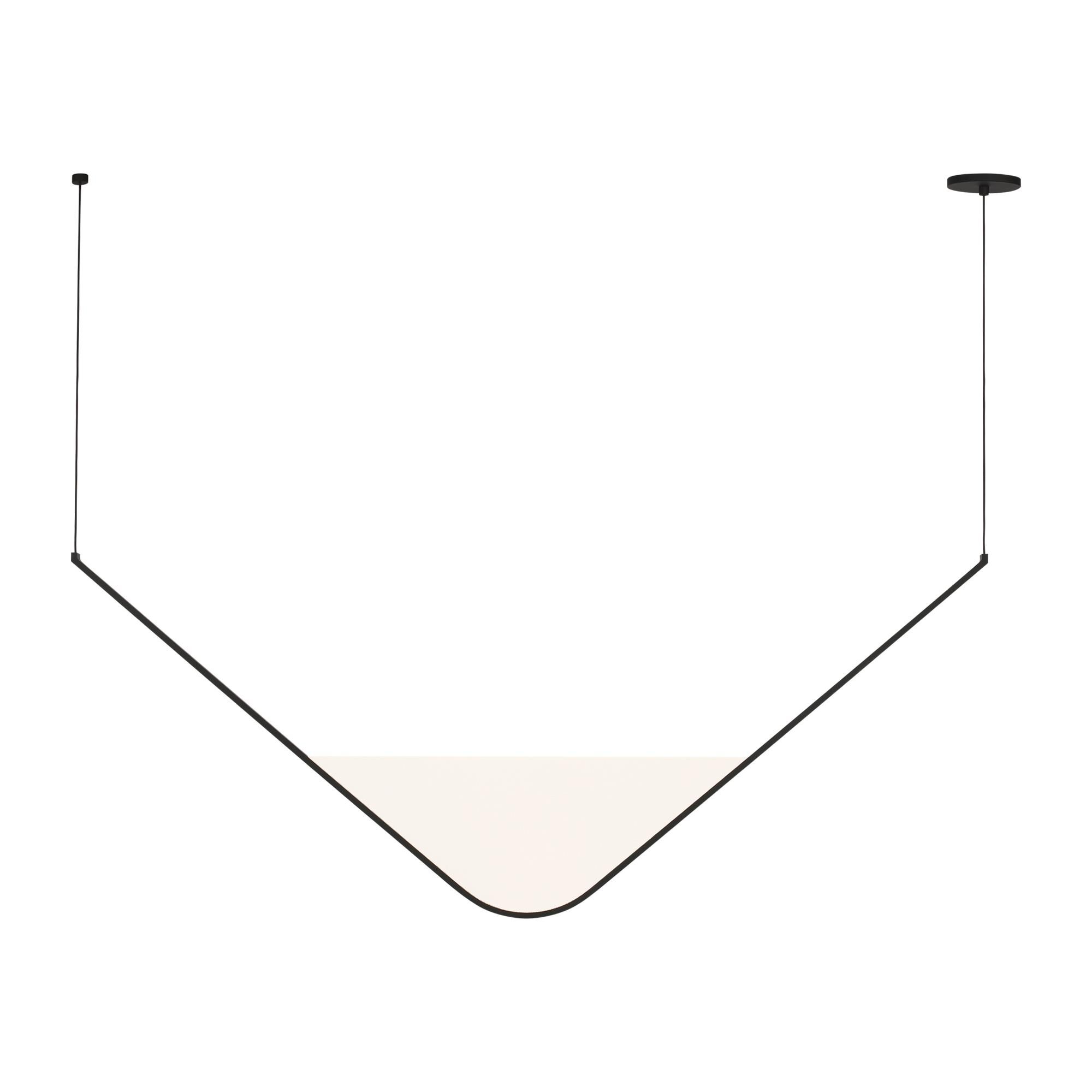 Shown in Nightshade Black finish and Light Guide shade