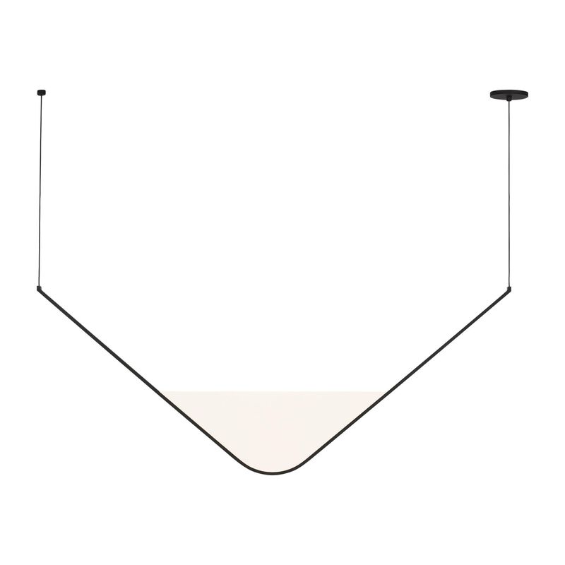 Sean Lavin Mizu 56.4 Inch Linear Suspension Light by Visual Comfort Modern Collection