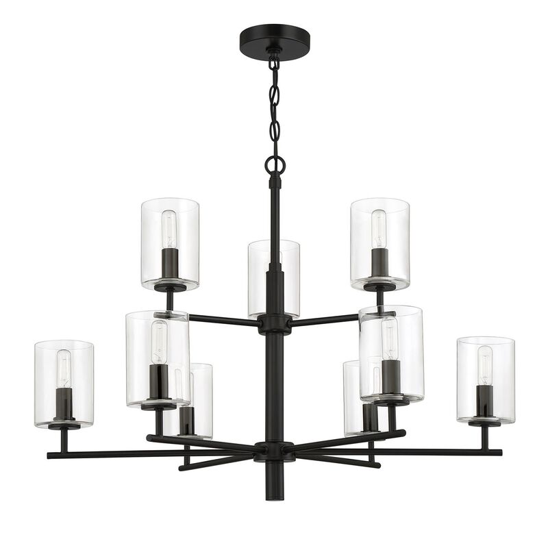 Hailie 32 Inch 9 Light Chandelier by Craftmade