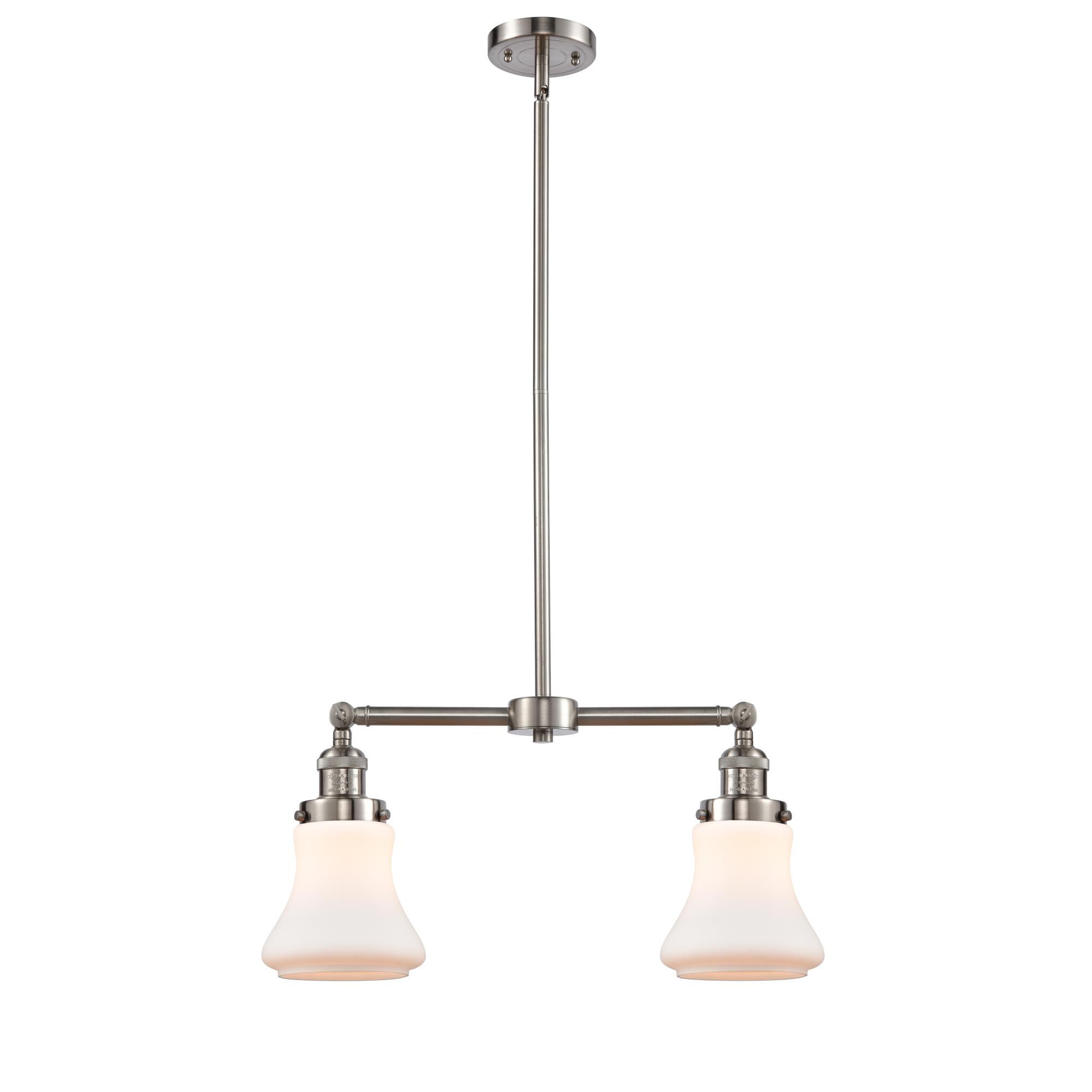 Shown in Satin Nickel finish and Matte White - Hour glass