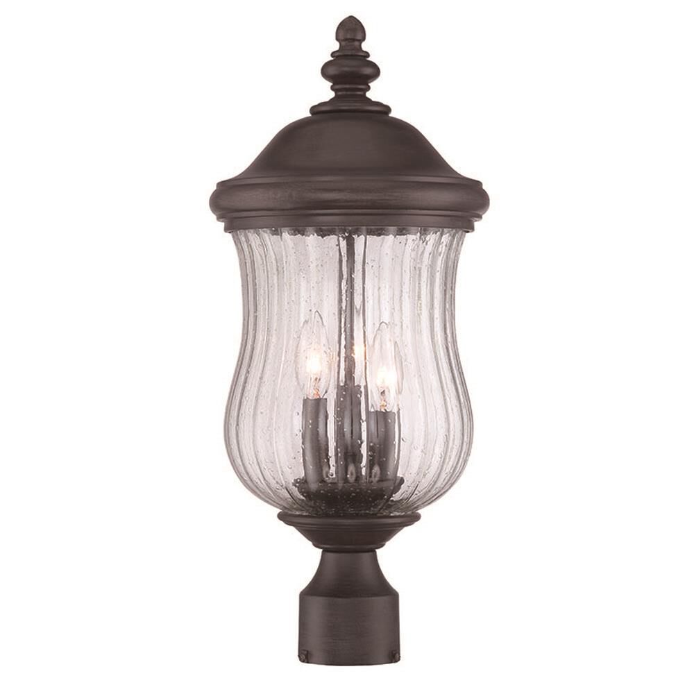 Bellagio 20 Inch Tall 3 Light Outdoor Post Lamp by Acclaim Lighting